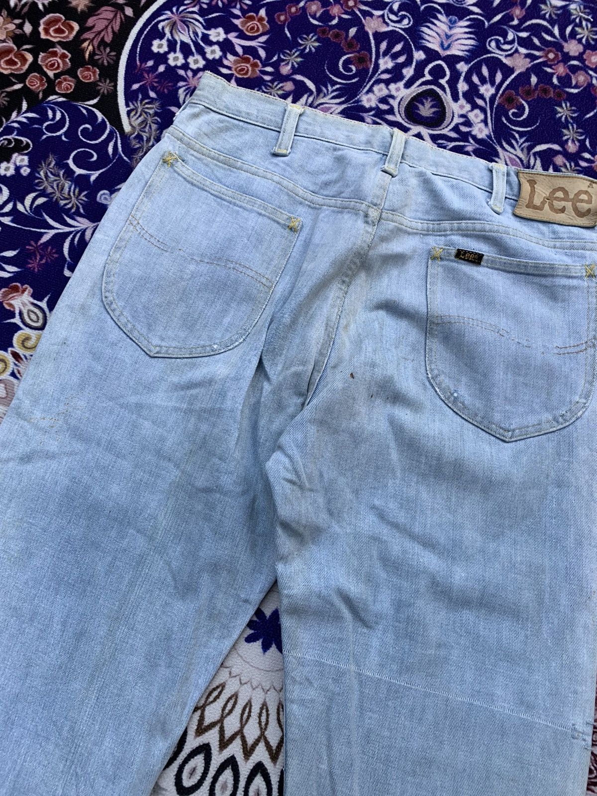 Lee Vintage Lee Distressed Denim Size US 32 / EU 48 - 14 Thumbnail