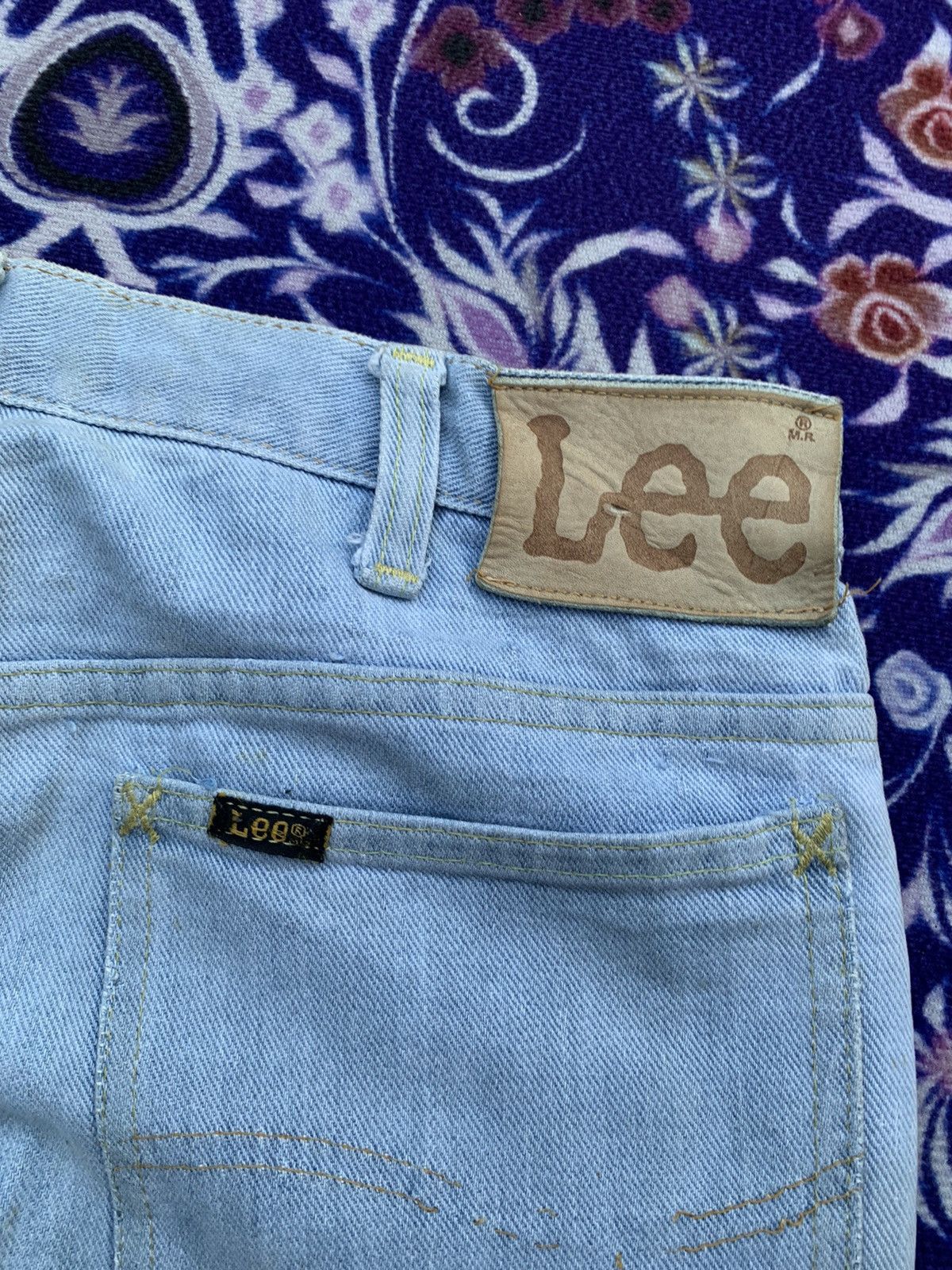 Lee Vintage Lee Distressed Denim Size US 32 / EU 48 - 15 Thumbnail