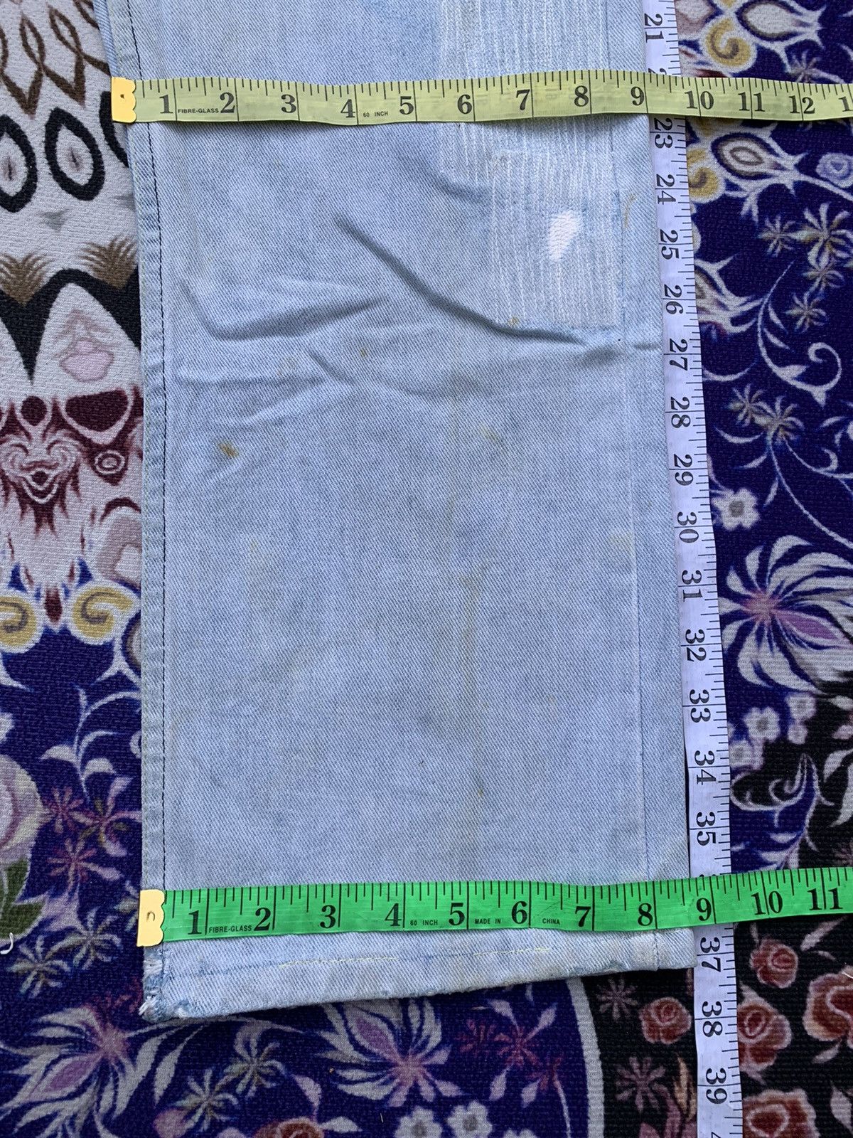 Lee Vintage Lee Distressed Denim Size US 32 / EU 48 - 18 Thumbnail