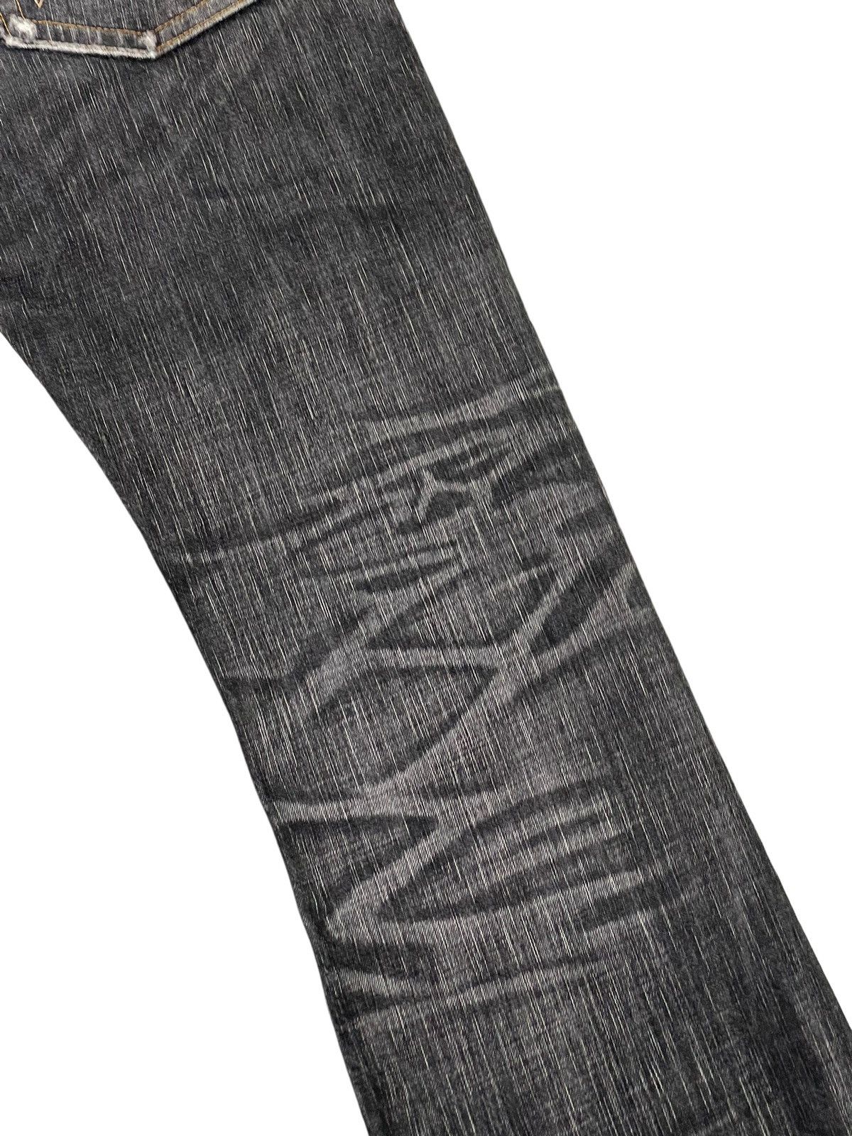 Edwin Flare Jeans Edwin Japan Distres Denim Low Rise Boot Cut 2🟦4 Size US 32 / EU 48 - 18 Thumbnail