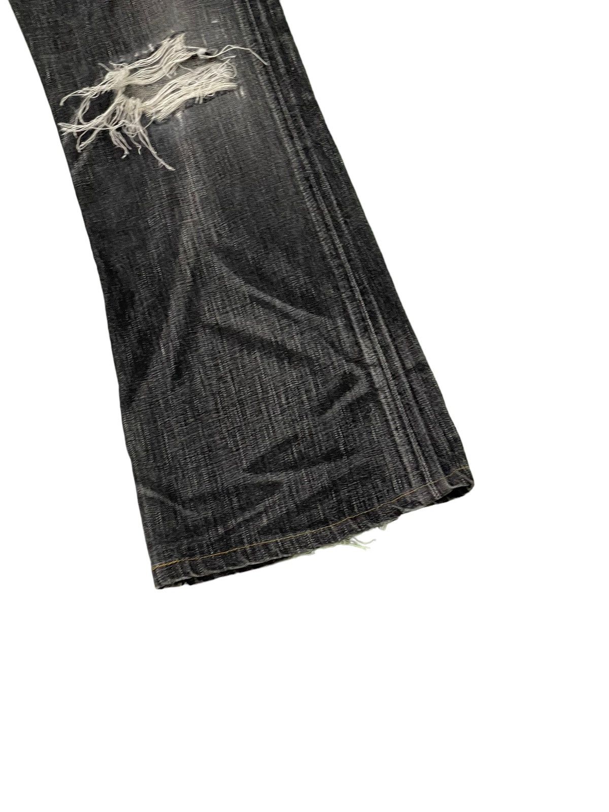 Edwin Flare Jeans Edwin Japan Distres Denim Low Rise Boot Cut 2🟦4 Size US 32 / EU 48 - 4 Thumbnail
