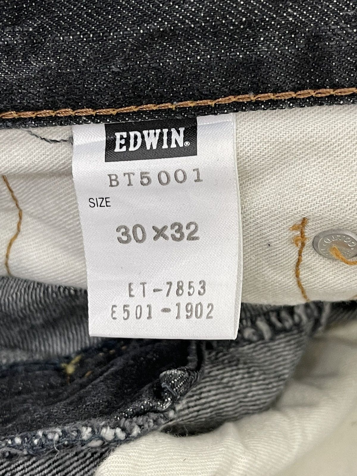 Edwin Flare Jeans Edwin Japan Distres Denim Low Rise Boot Cut 2🟦4 Size US 32 / EU 48 - 22 Thumbnail