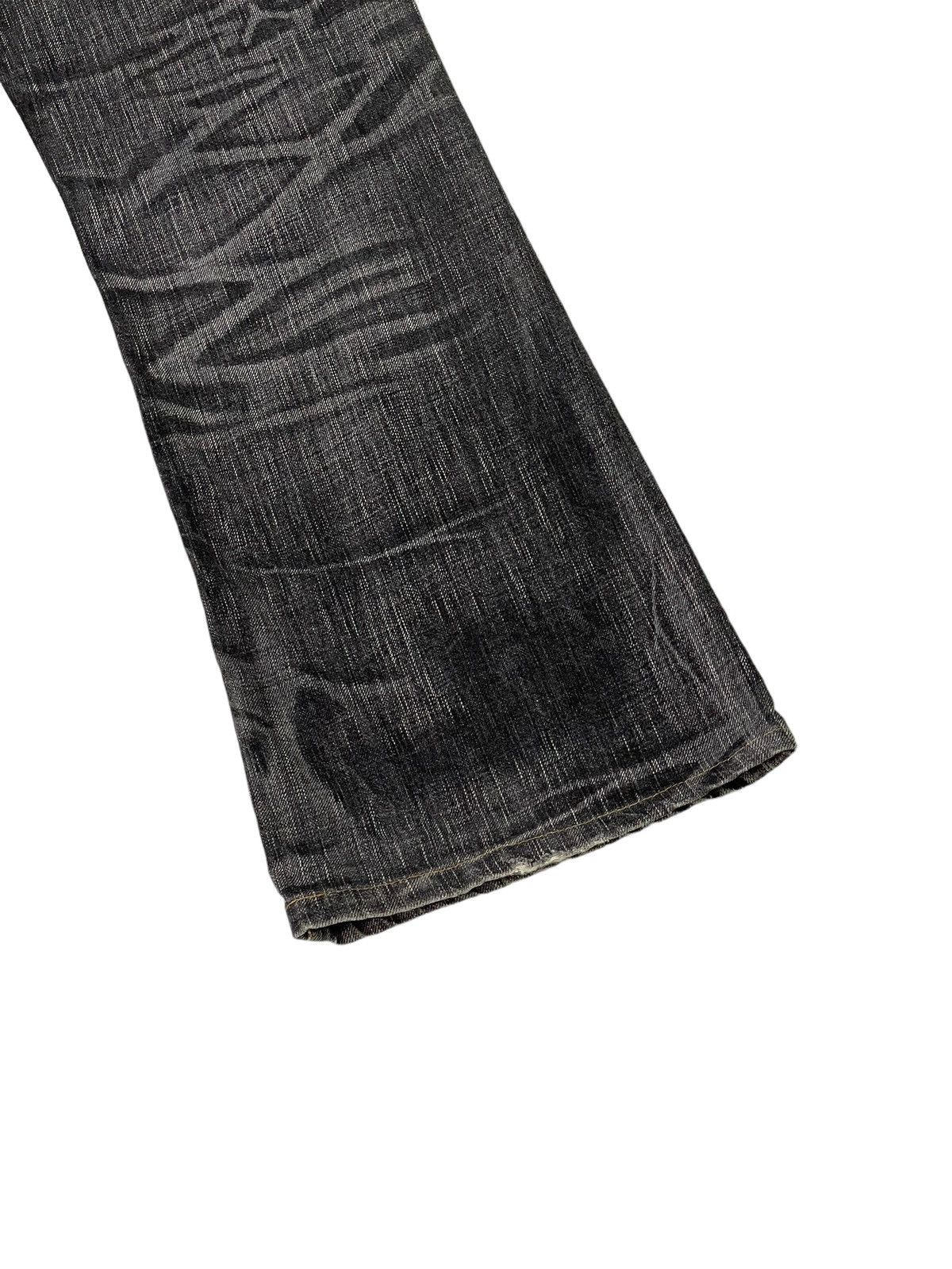 Edwin Flare Jeans Edwin Japan Distres Denim Low Rise Boot Cut 2🟦4 Size US 32 / EU 48 - 15 Thumbnail