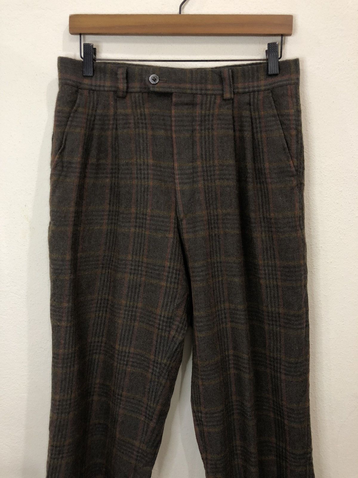 Vintage Vintage Plaid Tartan Wool Pant Size US 30 / EU 46 - 3 Thumbnail