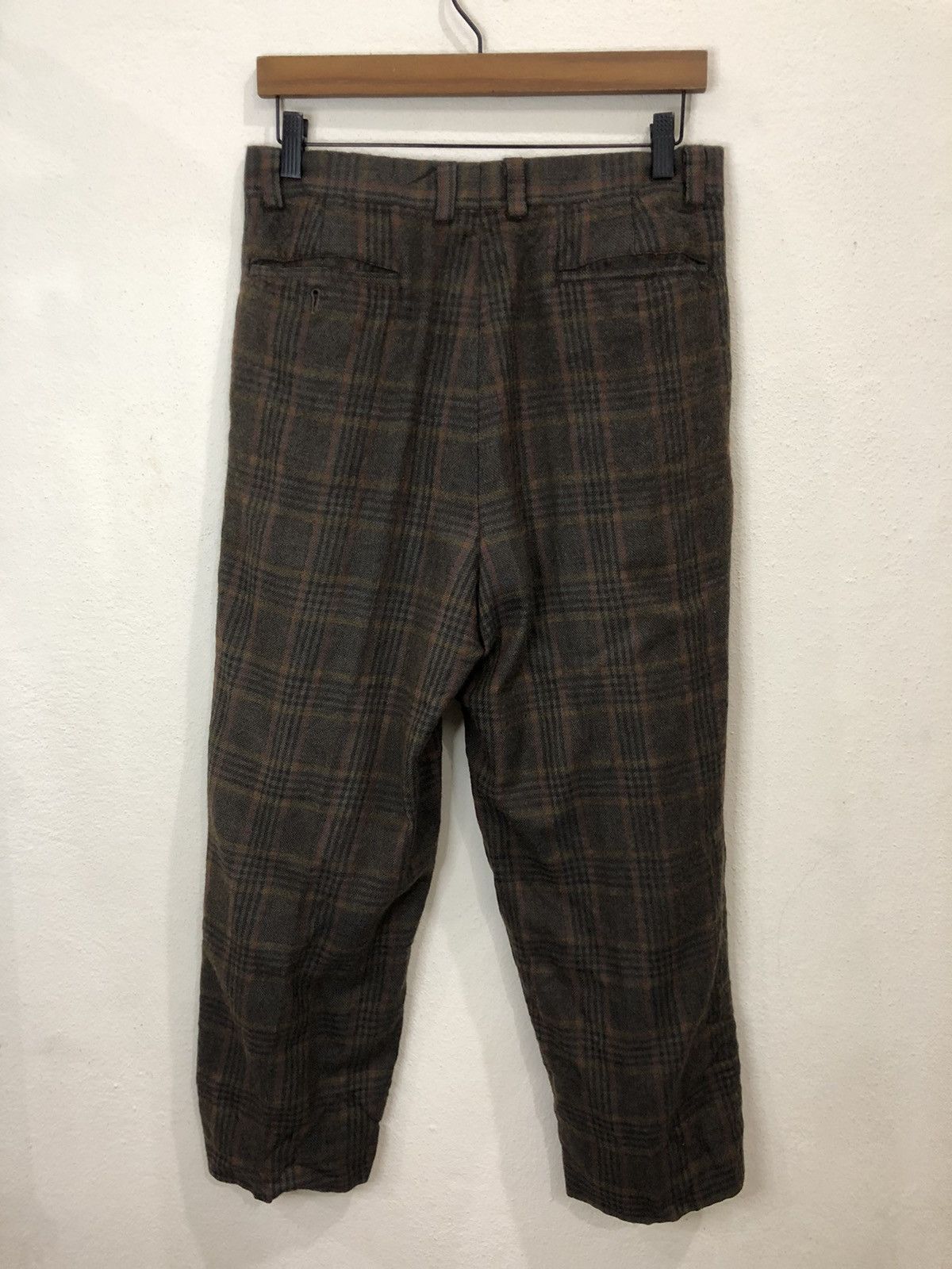 Vintage Vintage Plaid Tartan Wool Pant Size US 30 / EU 46 - 5 Thumbnail