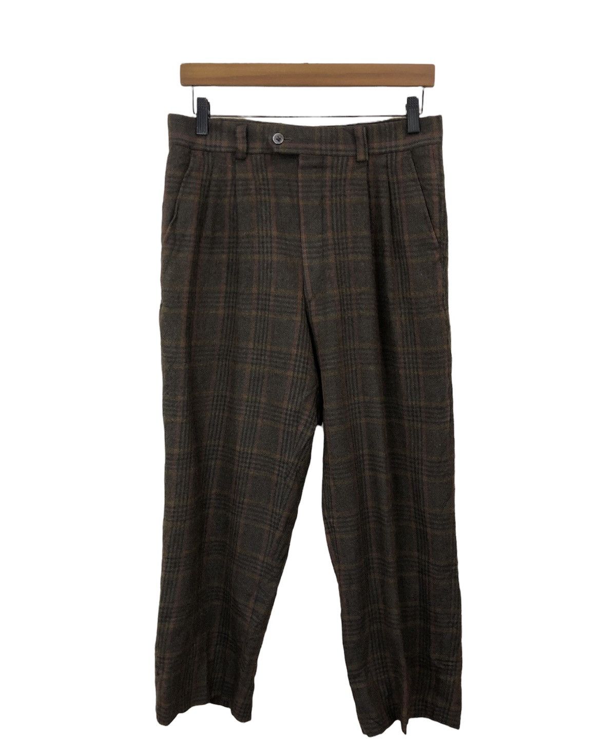 Vintage Vintage Plaid Tartan Wool Pant Size US 30 / EU 46 - 1 Thumbnail