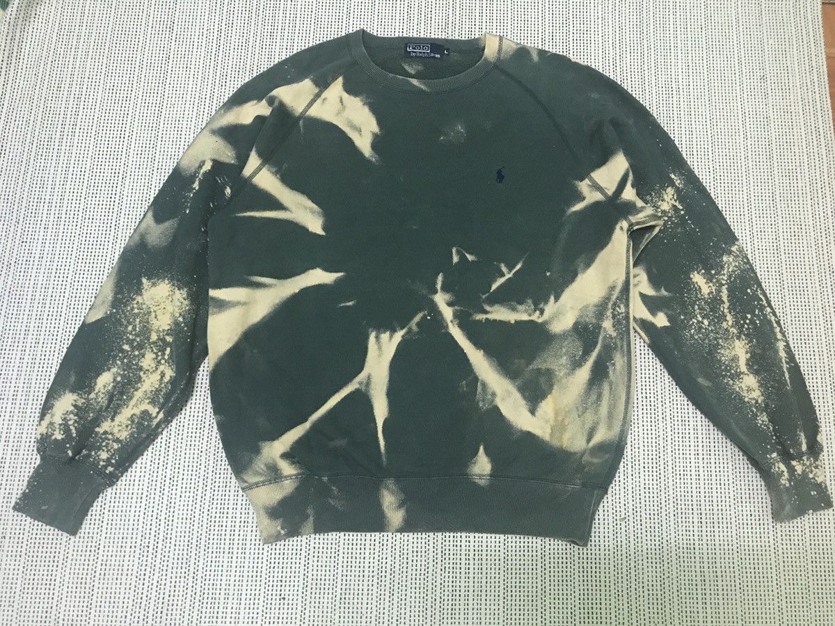 Polo Ralph Lauren ‼️‼️ acid wash polo sweatshirt very rare Size US L / EU 52-54 / 3 - 1 Thumbnail