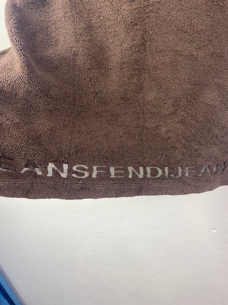 Fendi × Vintage Fendi Fleece Pullover Brown Spell Out Logo Size XS / US 0-2 / IT 36-38 - 6 Thumbnail