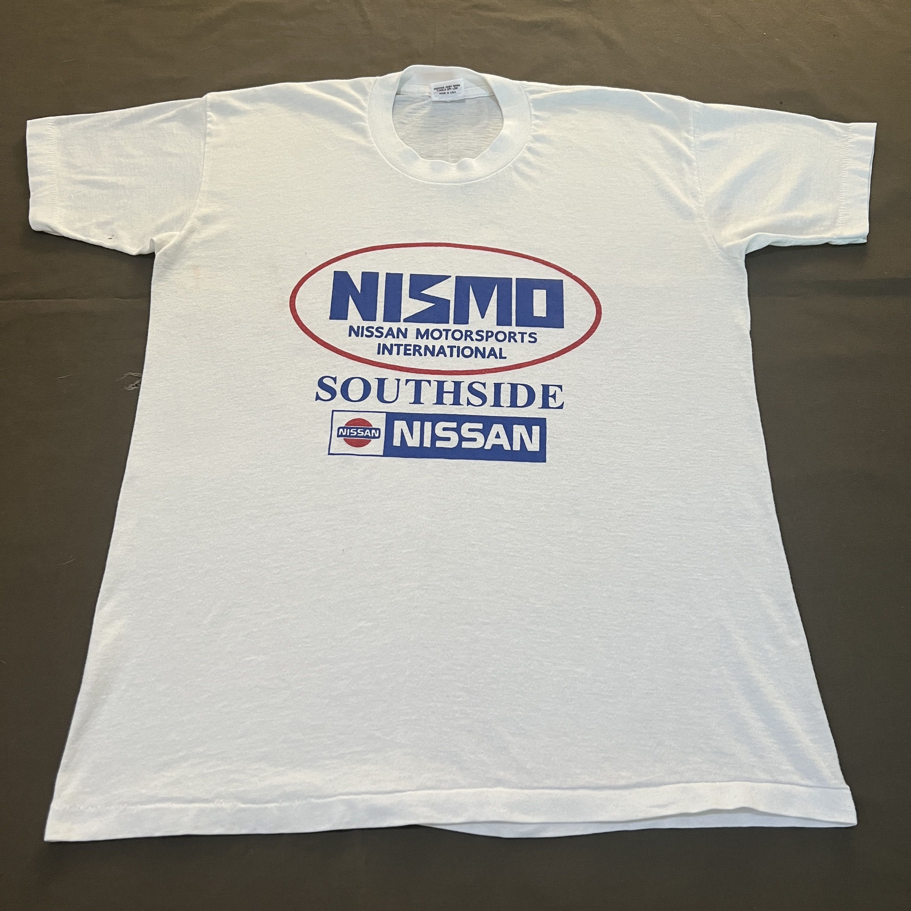 Vintage Vintage 80s nismo nissan racing team promo Tee Graphic Size US M / EU 48-50 / 2 - 1 Thumbnail