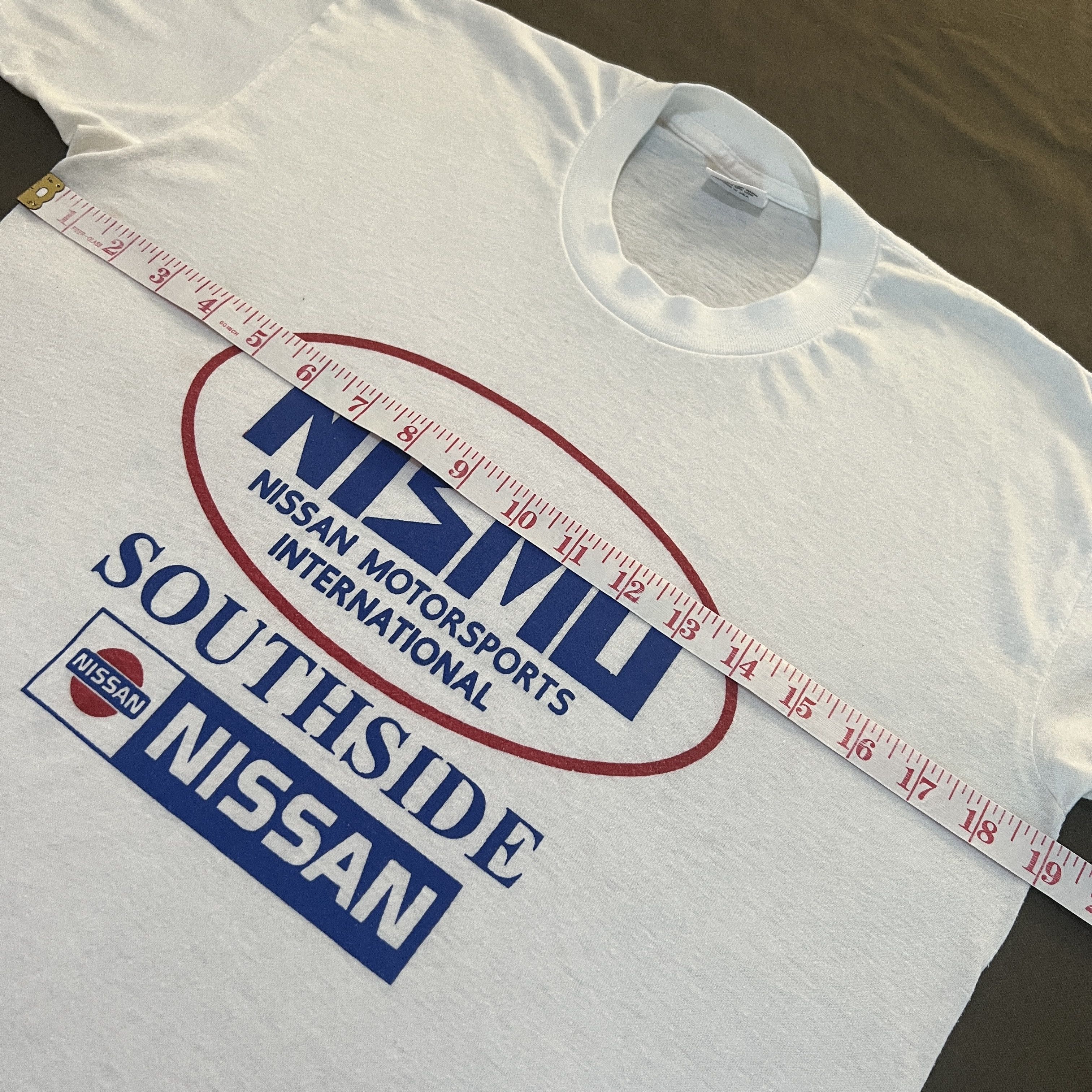 Vintage Vintage 80s nismo nissan racing team promo Tee Graphic Size US M / EU 48-50 / 2 - 8 Thumbnail