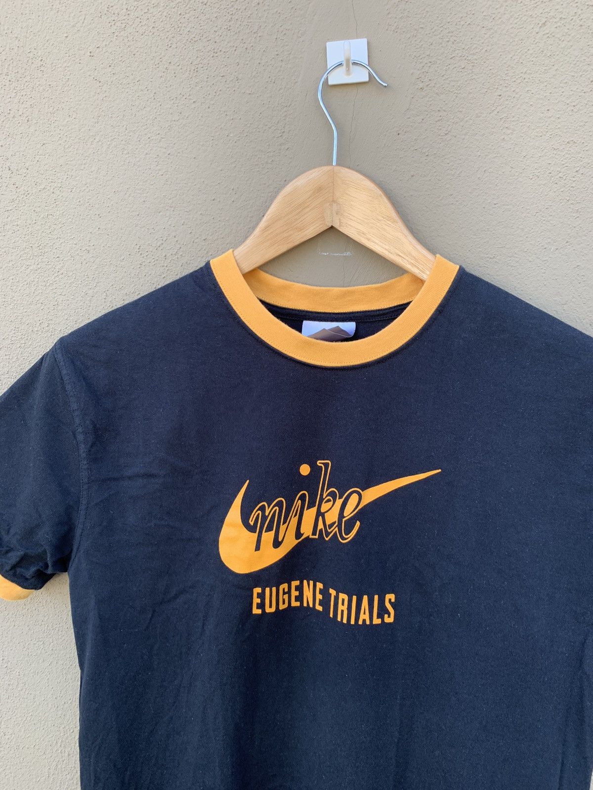 Nike × Vintage Vintage Y2K Nike Swoosh Ringer Tshirt Size US M / EU 48-50 / 2 - 2 Thumbnail