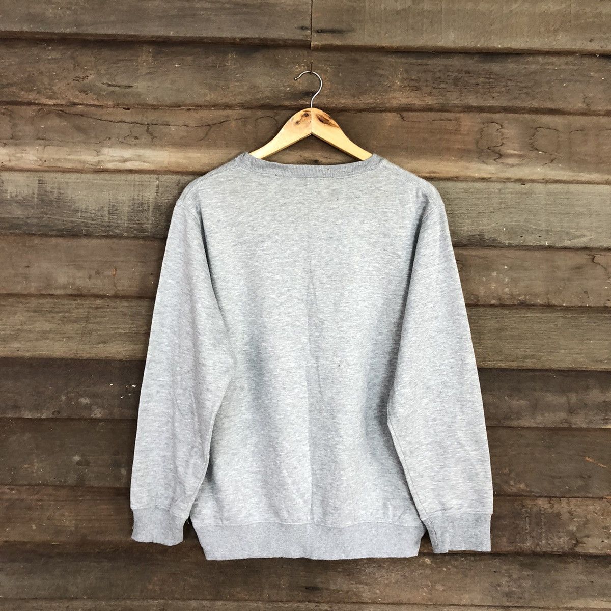 Japanese Brand Seatle smiley big face Grey Sweatshirt #5626 Size US L / EU 52-54 / 3 - 13 Thumbnail