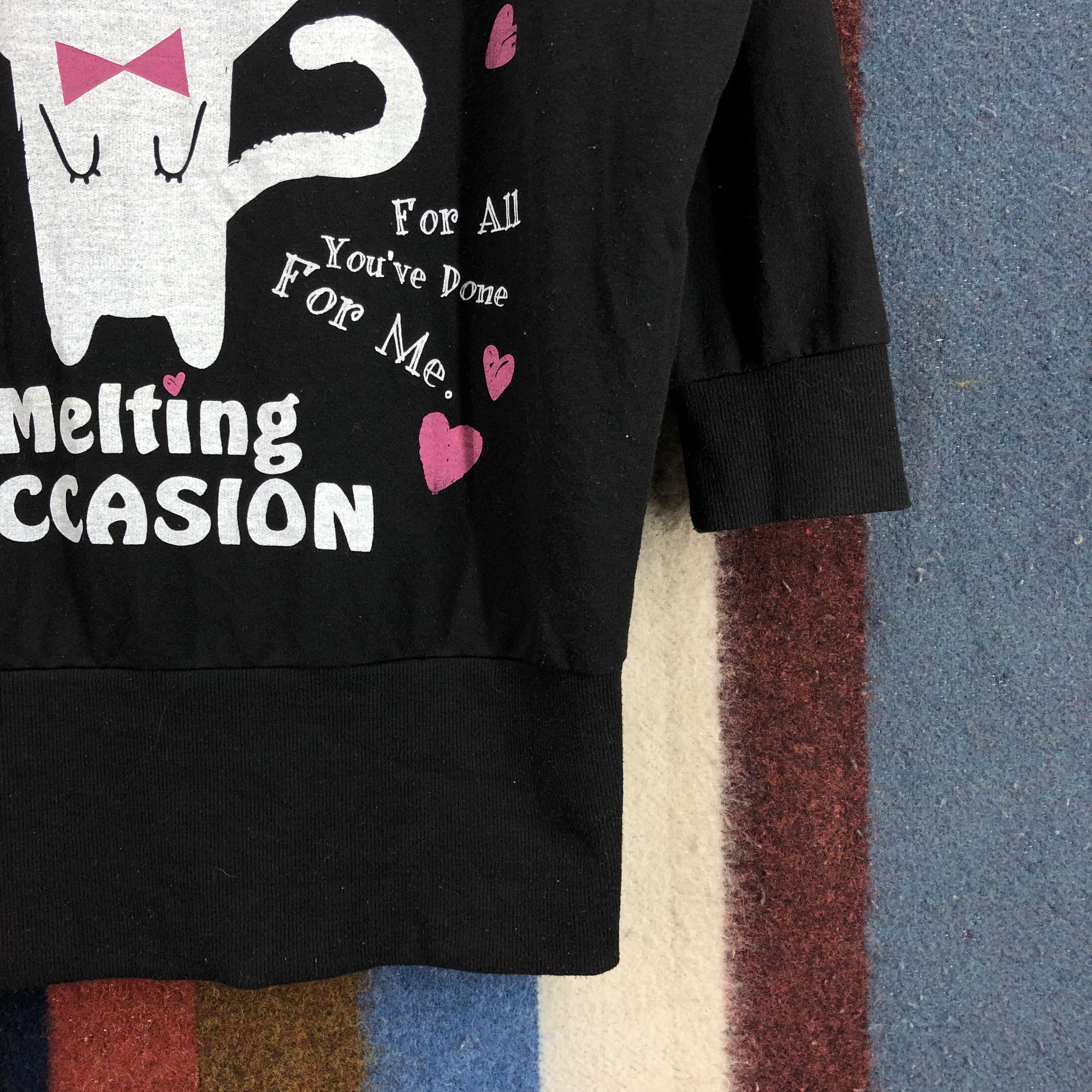 Japanese Brand GALYGE Women Sweatshirt Big Print #0584/Y Size XL / US 12-14 / IT 48-50 - 4 Thumbnail