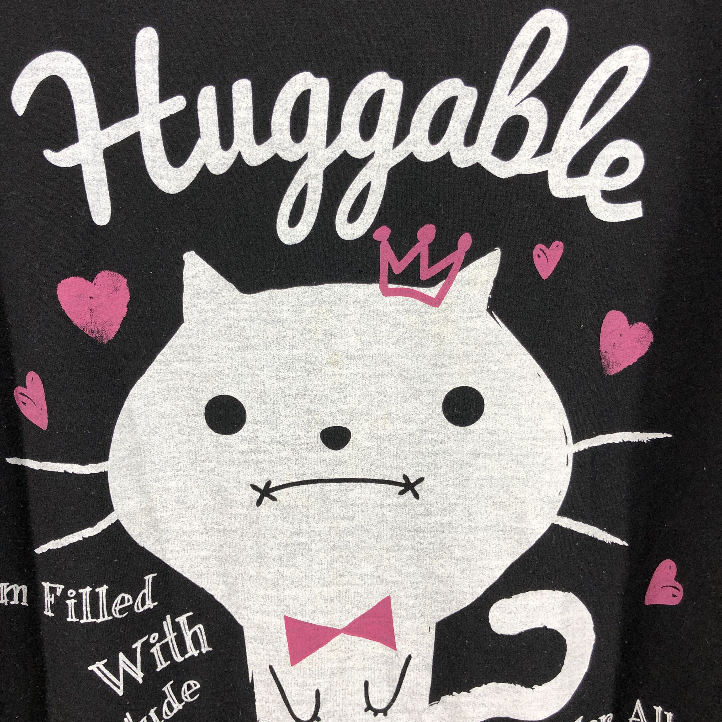 Japanese Brand GALYGE Women Sweatshirt Big Print #0584/Y Size XL / US 12-14 / IT 48-50 - 3 Thumbnail