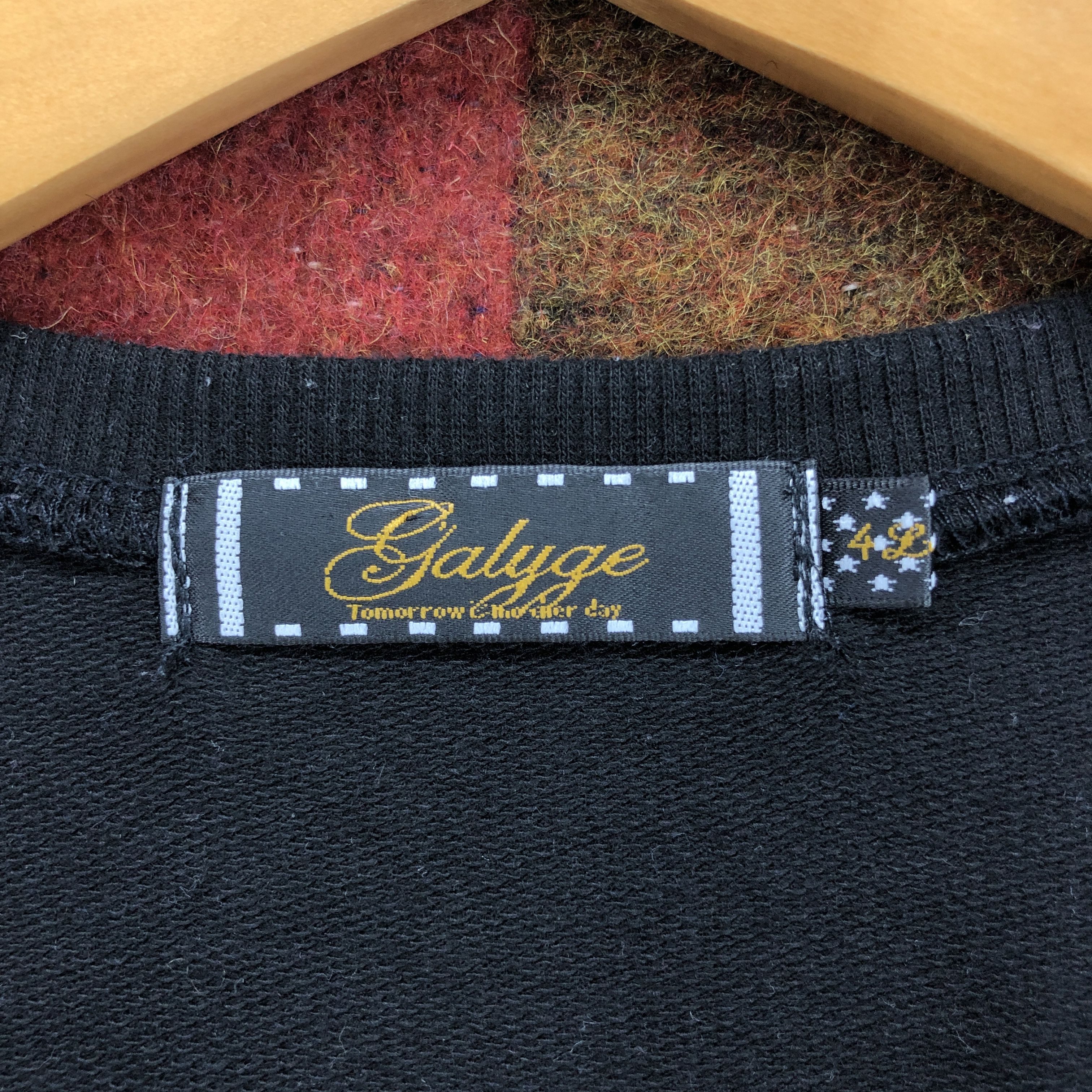 Japanese Brand GALYGE Women Sweatshirt Big Print #0584/Y Size XL / US 12-14 / IT 48-50 - 6 Thumbnail