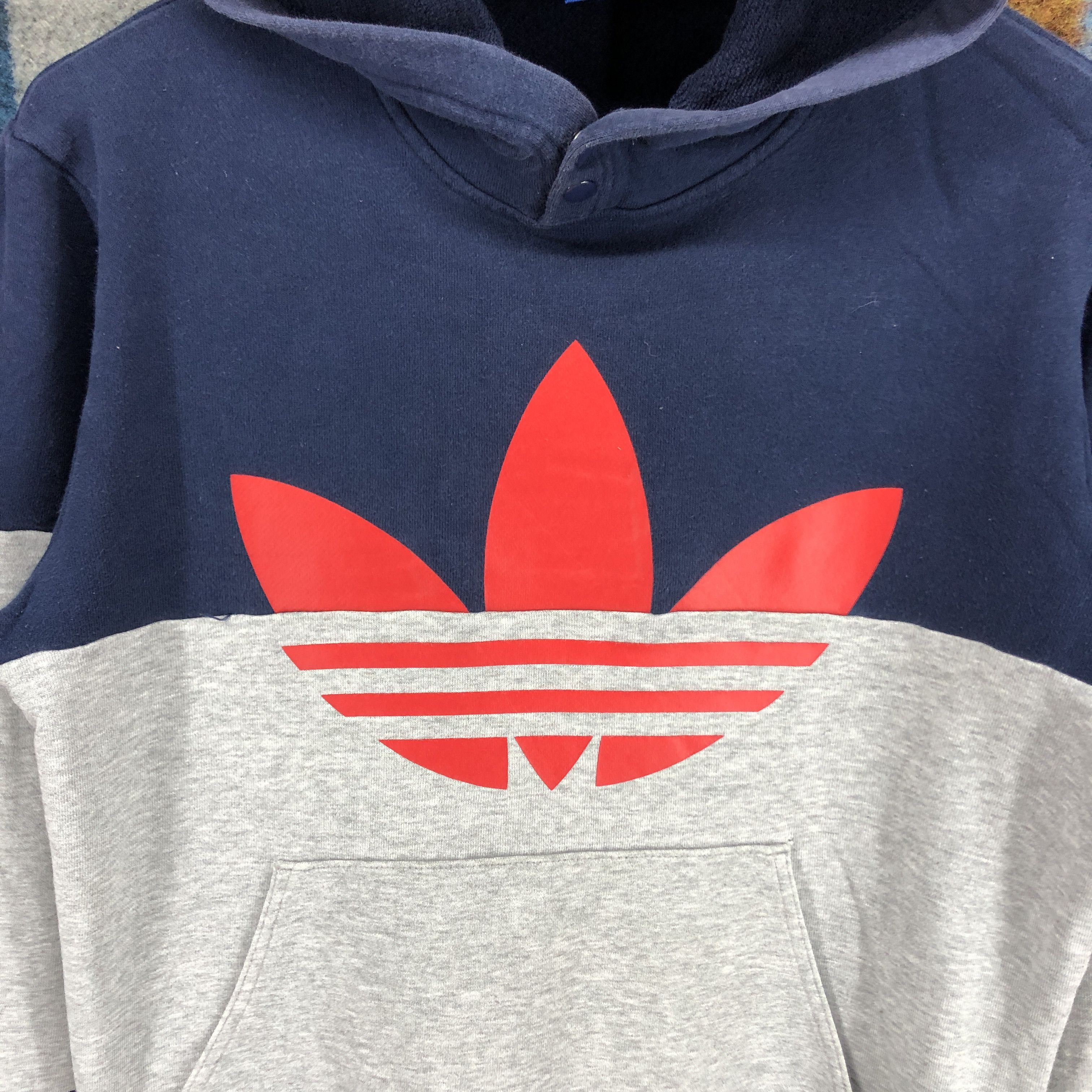 Adidas ADIDAS TRIFOIL Hoodie Pullover #2689-97 Size US S / EU 44-46 / 1 - 2 Thumbnail