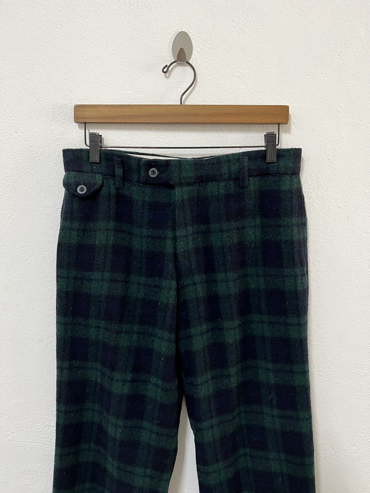 Vintage Vintage Plaid Tartan Wool Pant Size US 30 / EU 46 - 3 Thumbnail