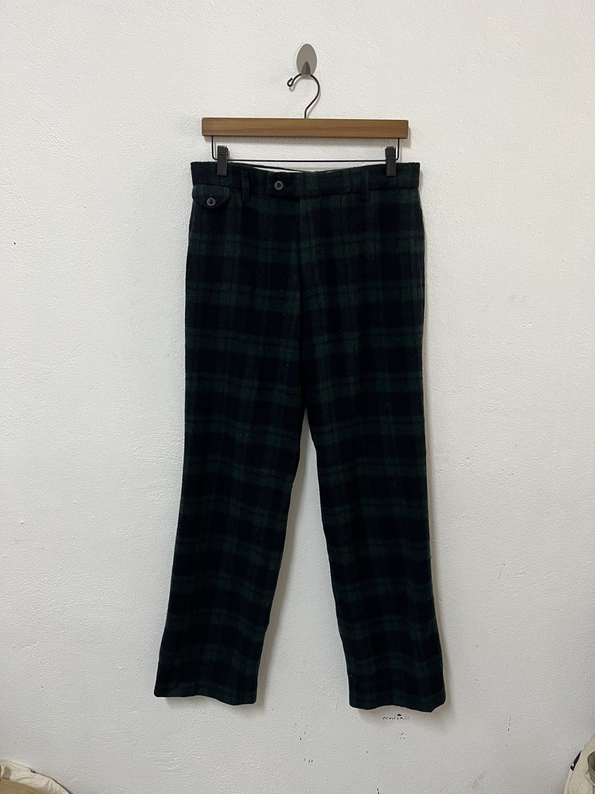 Vintage Vintage Plaid Tartan Wool Pant Size US 30 / EU 46 - 2 Thumbnail