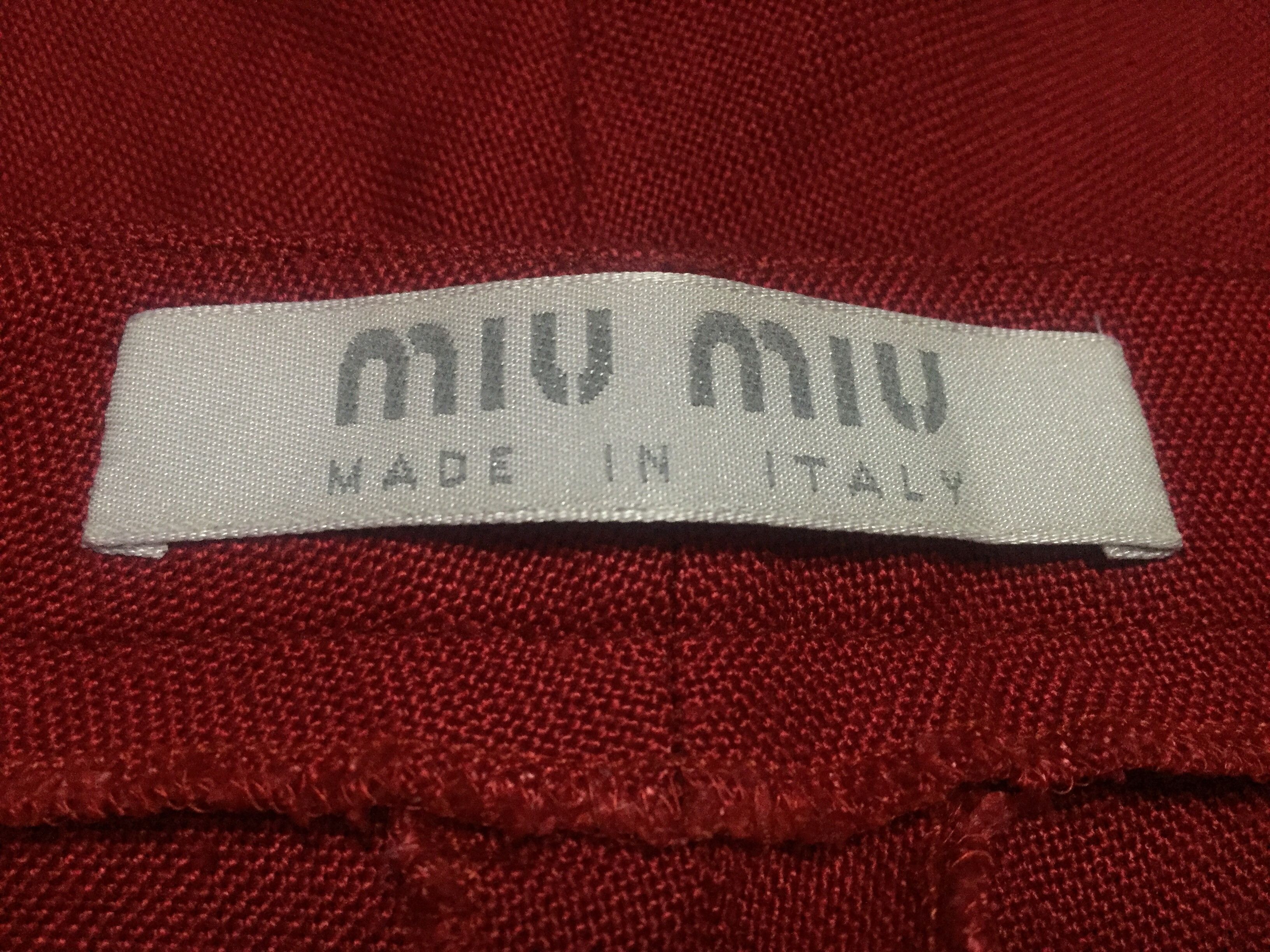 Miu Miu Miu Miu Pants Size US 29 - 4 Thumbnail