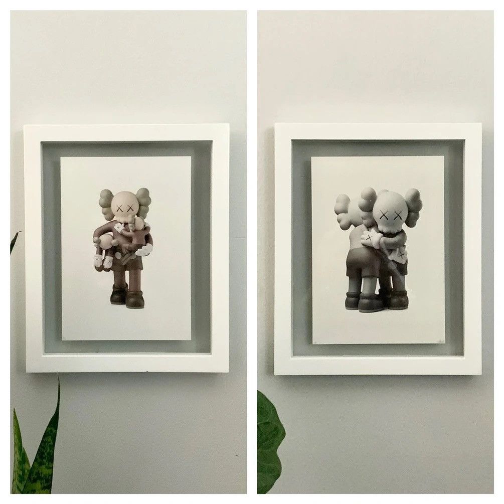 Kaws Set of 2 - Kaws Clean Slate & Together Vinyl Figure Posters | Grailed