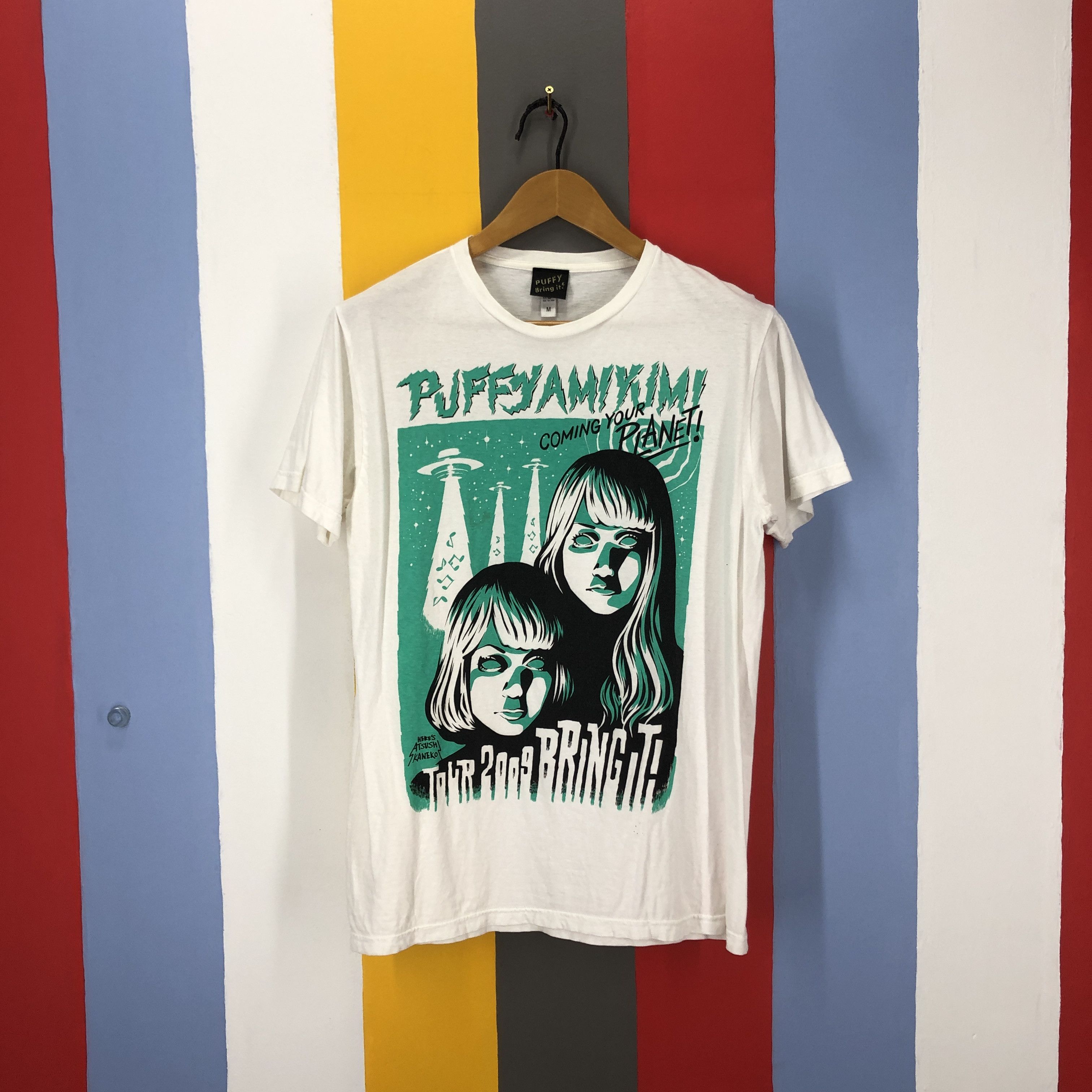 Band Tees PUFFY AMIYUMI Powerpuff Girl Theme Crew Neck Tee #0919/AH Size US M / EU 48-50 / 2 - 1 Thumbnail