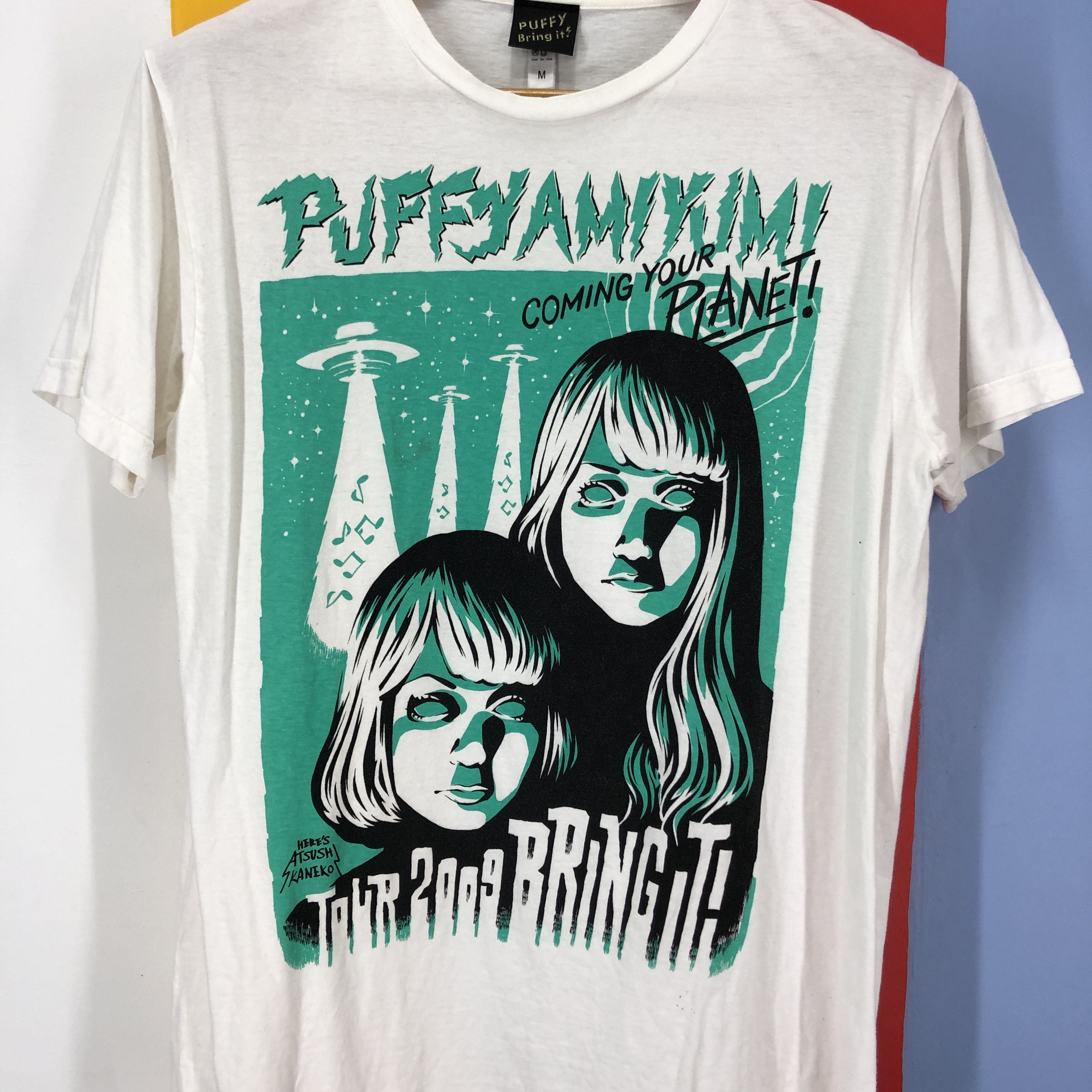 Band Tees PUFFY AMIYUMI Powerpuff Girl Theme Crew Neck Tee #0919/AH Size US M / EU 48-50 / 2 - 2 Thumbnail