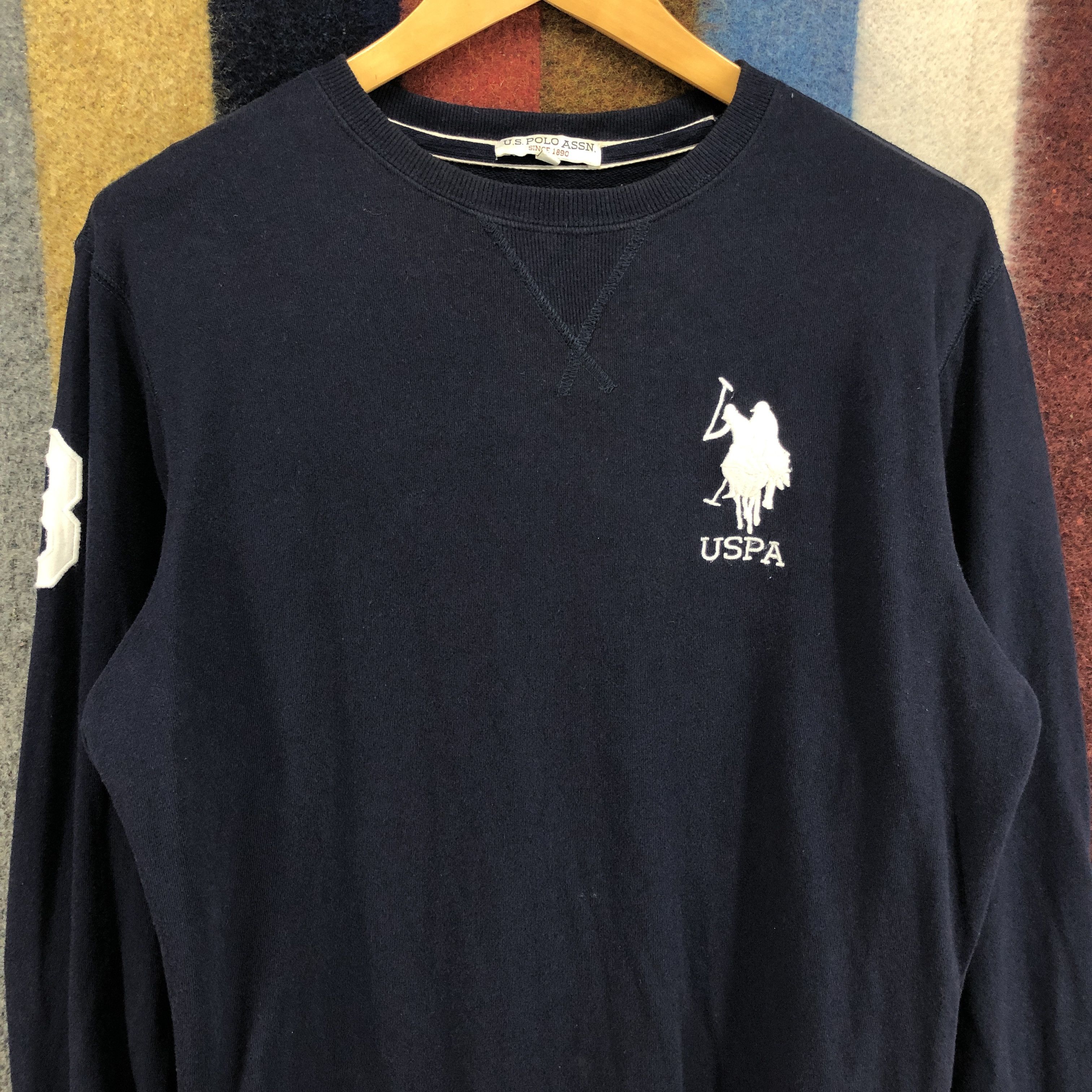U.S. Polo Assn. U.S POLO ASSN Crew Neck Sweatshirt #0576/Y Size US M / EU 48-50 / 2 - 2 Thumbnail