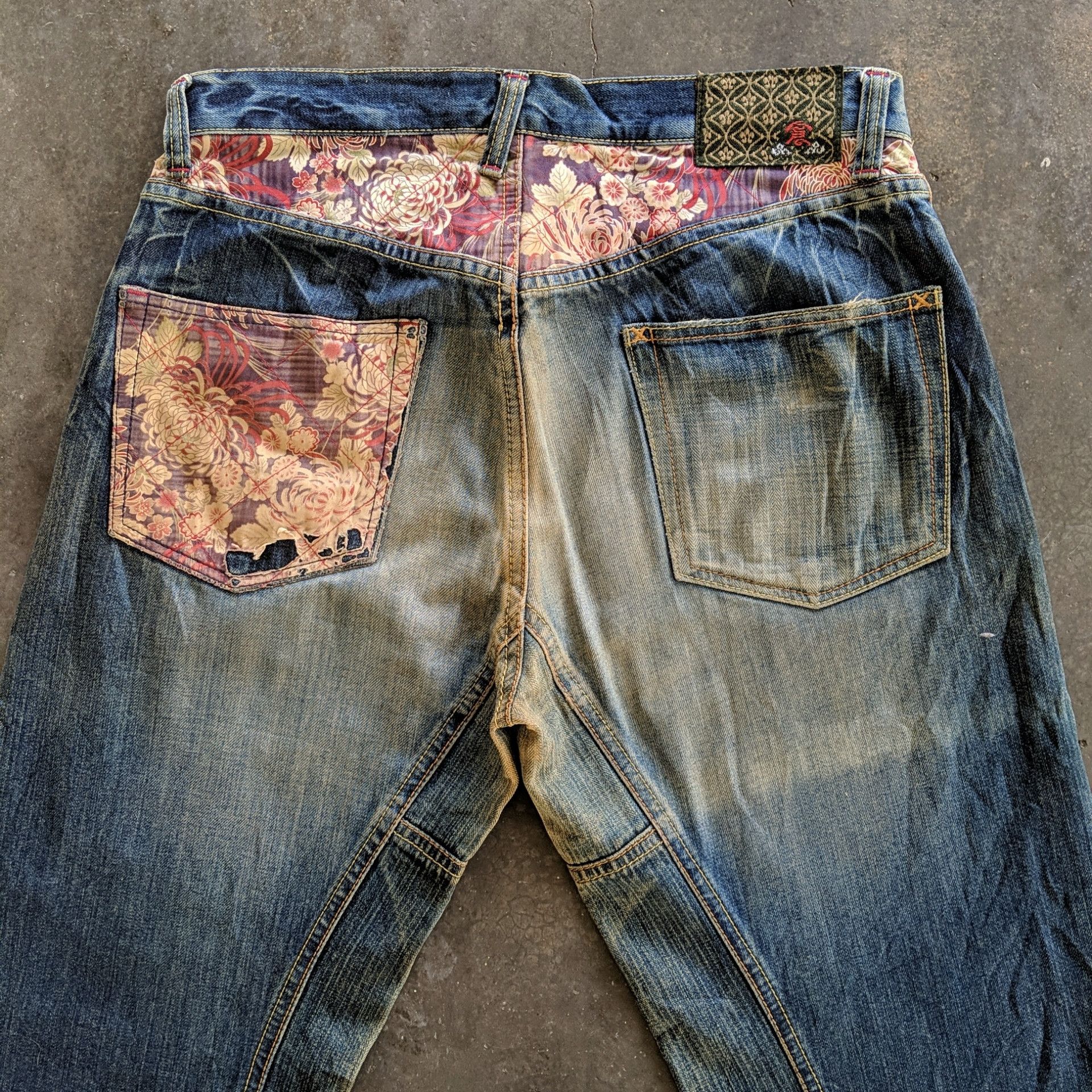 Japanese Brand W34💥 Vtg Japanese Rusty Wash Faded Jeans Pants Distressed Size US 34 / EU 50 - 13 Thumbnail