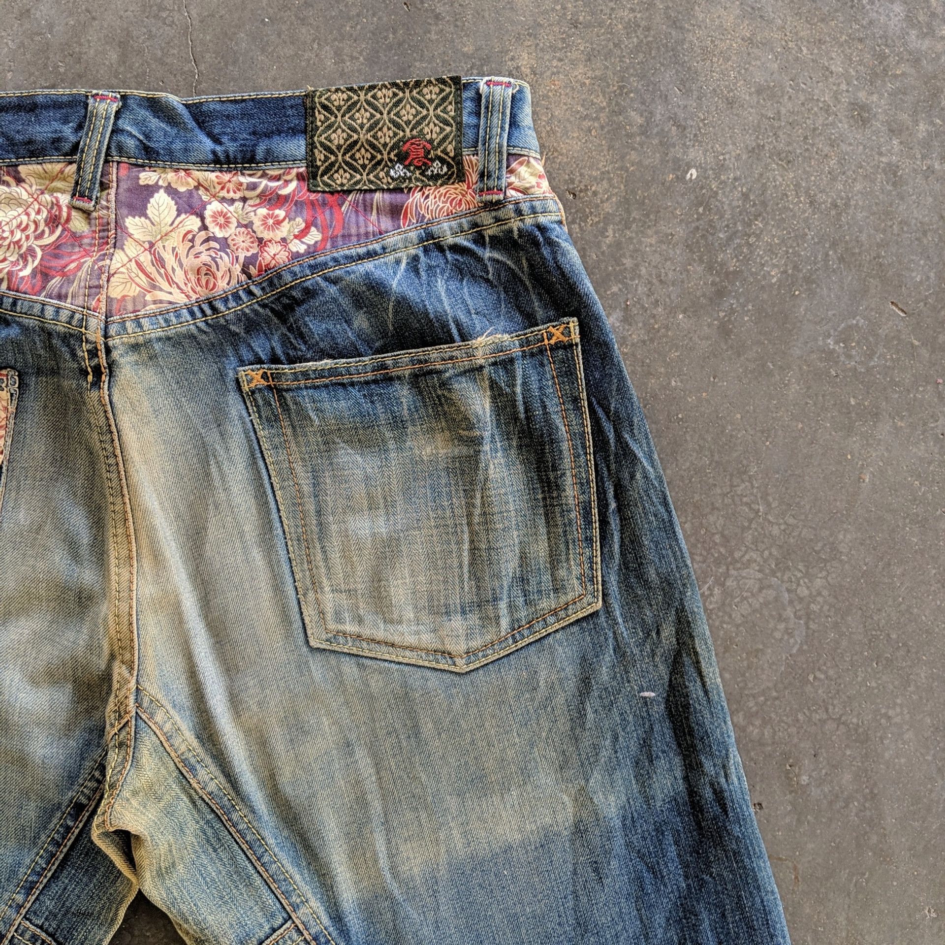 Japanese Brand W34💥 Vtg Japanese Rusty Wash Faded Jeans Pants Distressed Size US 34 / EU 50 - 8 Thumbnail