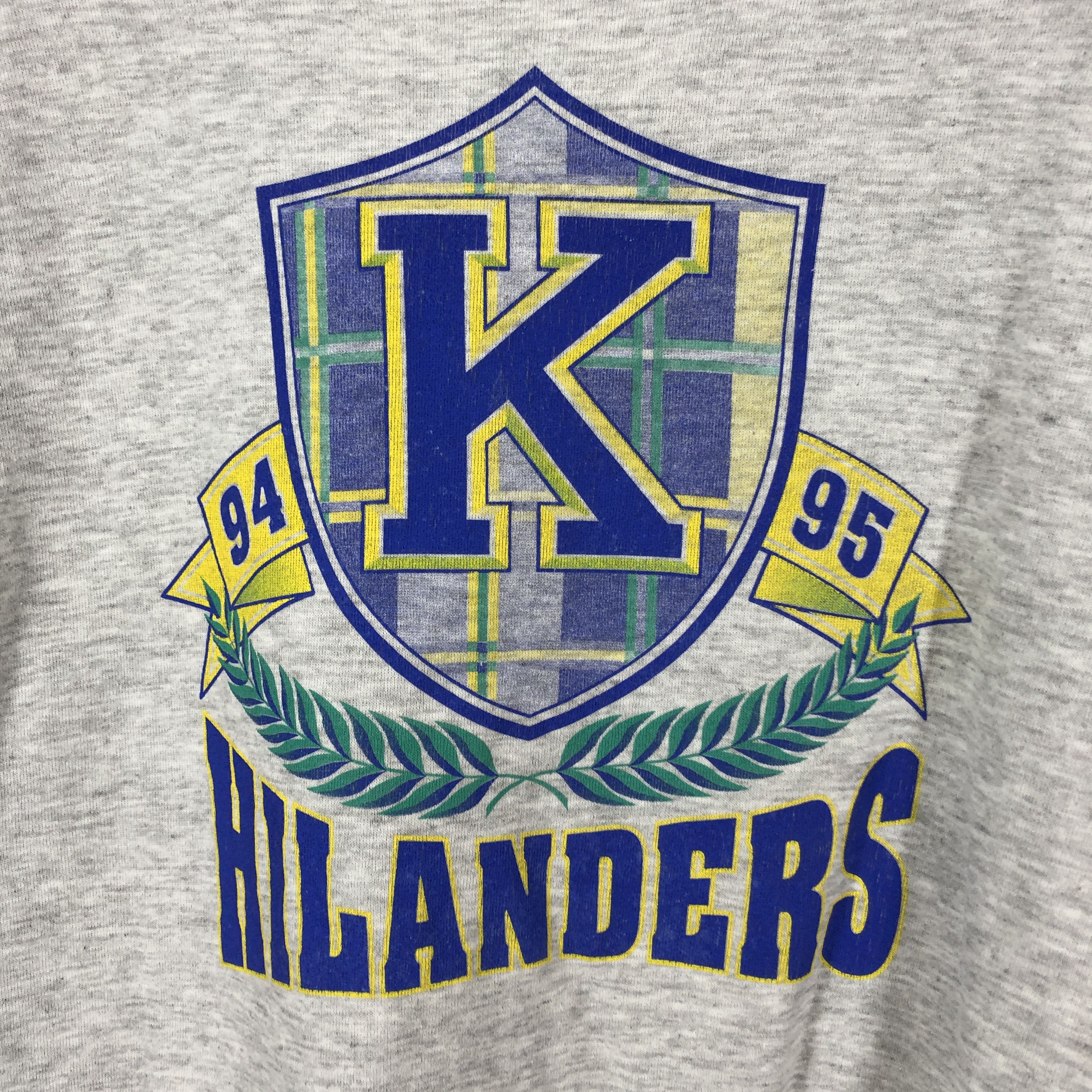 Jerzees 90s Vintage KELSO HILANDERS Crew Neck Sweatshirt #1005/AJ Size US M / EU 48-50 / 2 - 3 Thumbnail