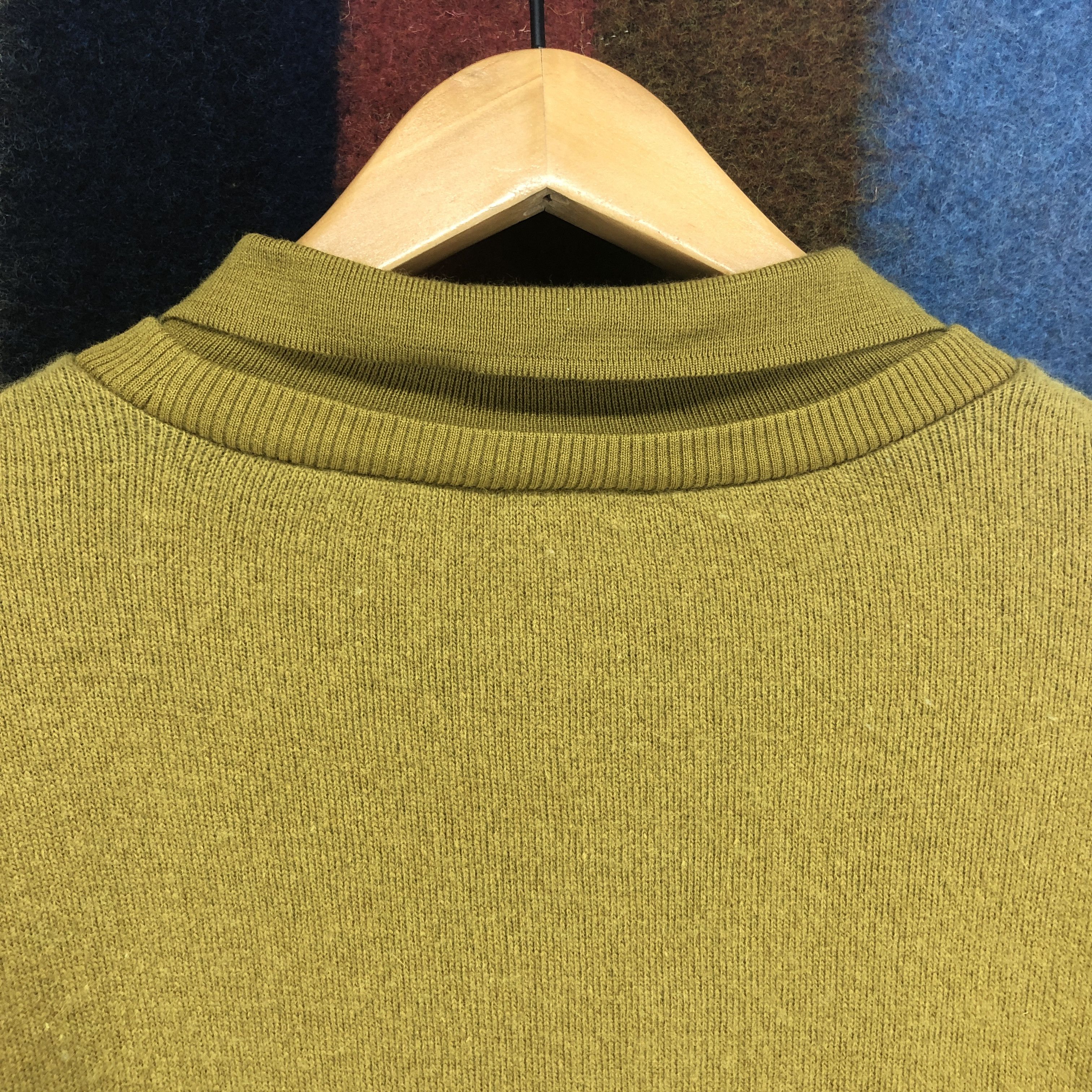 Trussardi 90s Vintage TRUSSARDI GOLF BAG Collar Sweatshirt #0578/Y Size US L / EU 52-54 / 3 - 10 Thumbnail
