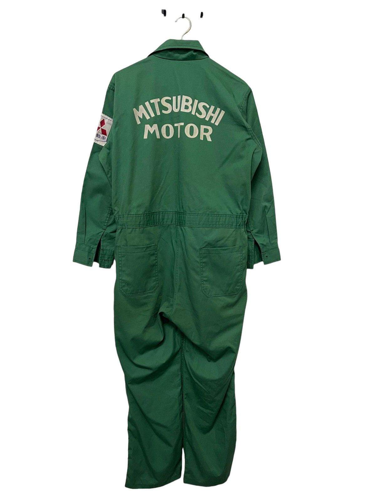 image of Racing x Vintage 90's Mitsubishi Japan Jdm Era Mechanic Workwear in Green, Men's (Size Medium)