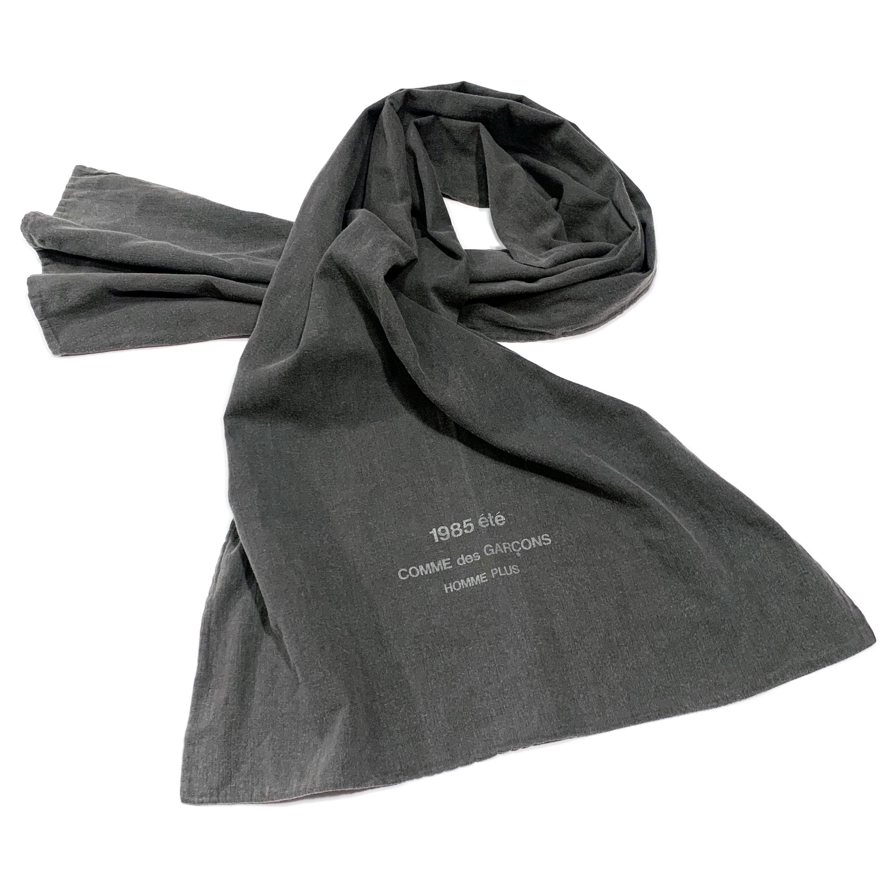 Comme des Garcons SS85 '1985 été Homme Plus' Cotton Scarf Size ONE SIZE - 1 Thumbnail