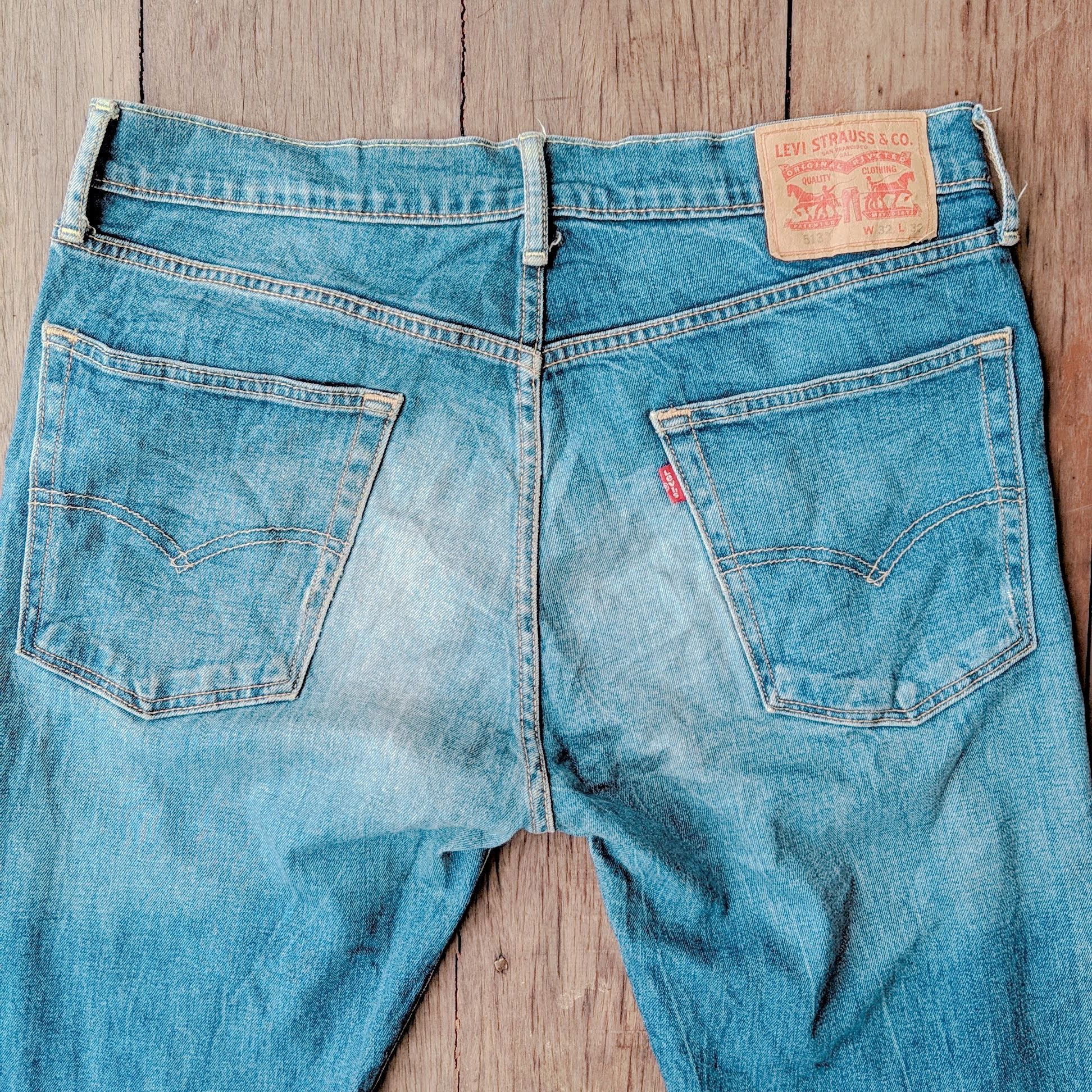 Jean × Levi's × Vintage Vintage Levi's 513 Faded Distressed Denim Jeans Pants Size US 34 / EU 50 - 10 Thumbnail