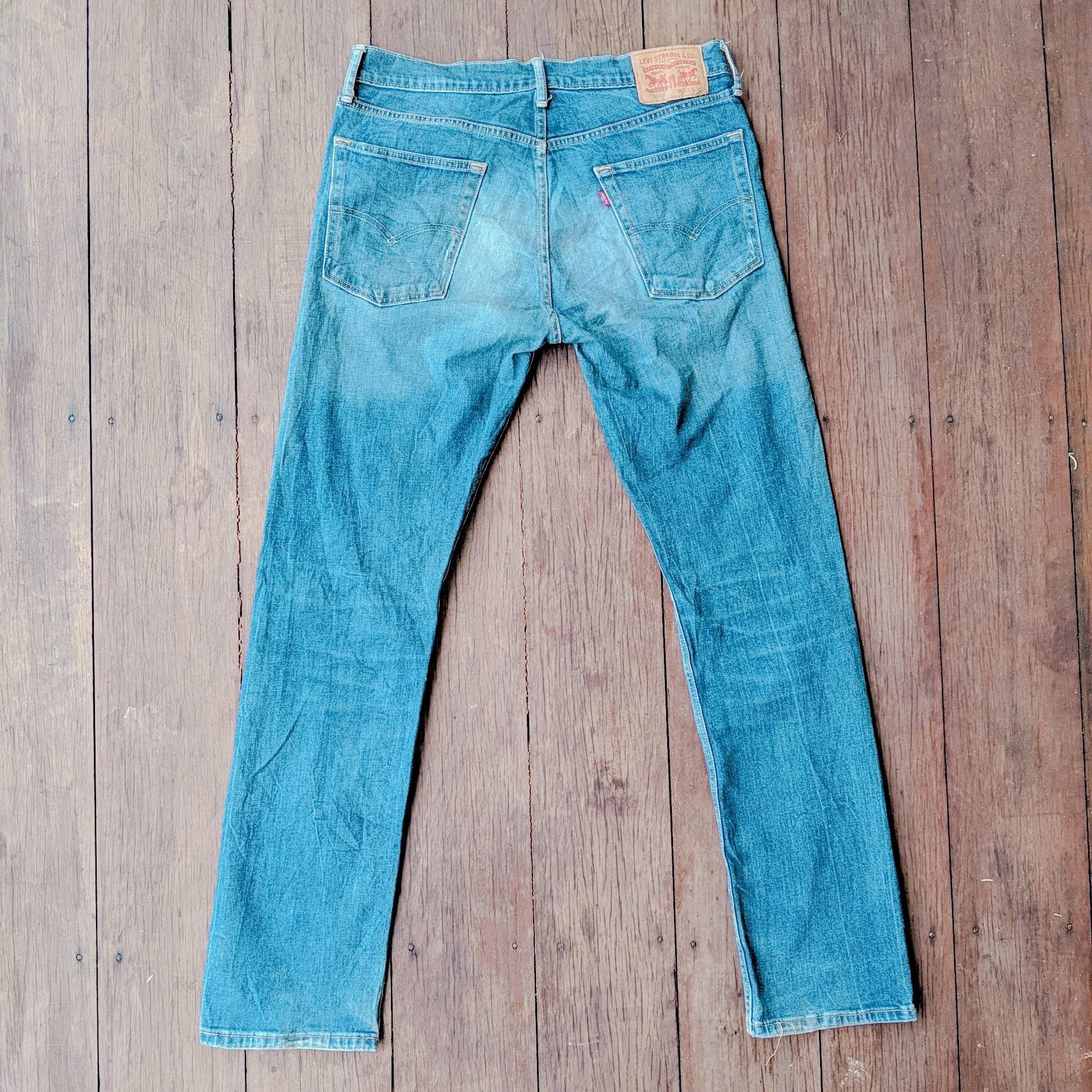 Jean × Levi's × Vintage Vintage Levi's 513 Faded Distressed Denim Jeans Pants Size US 34 / EU 50 - 9 Thumbnail