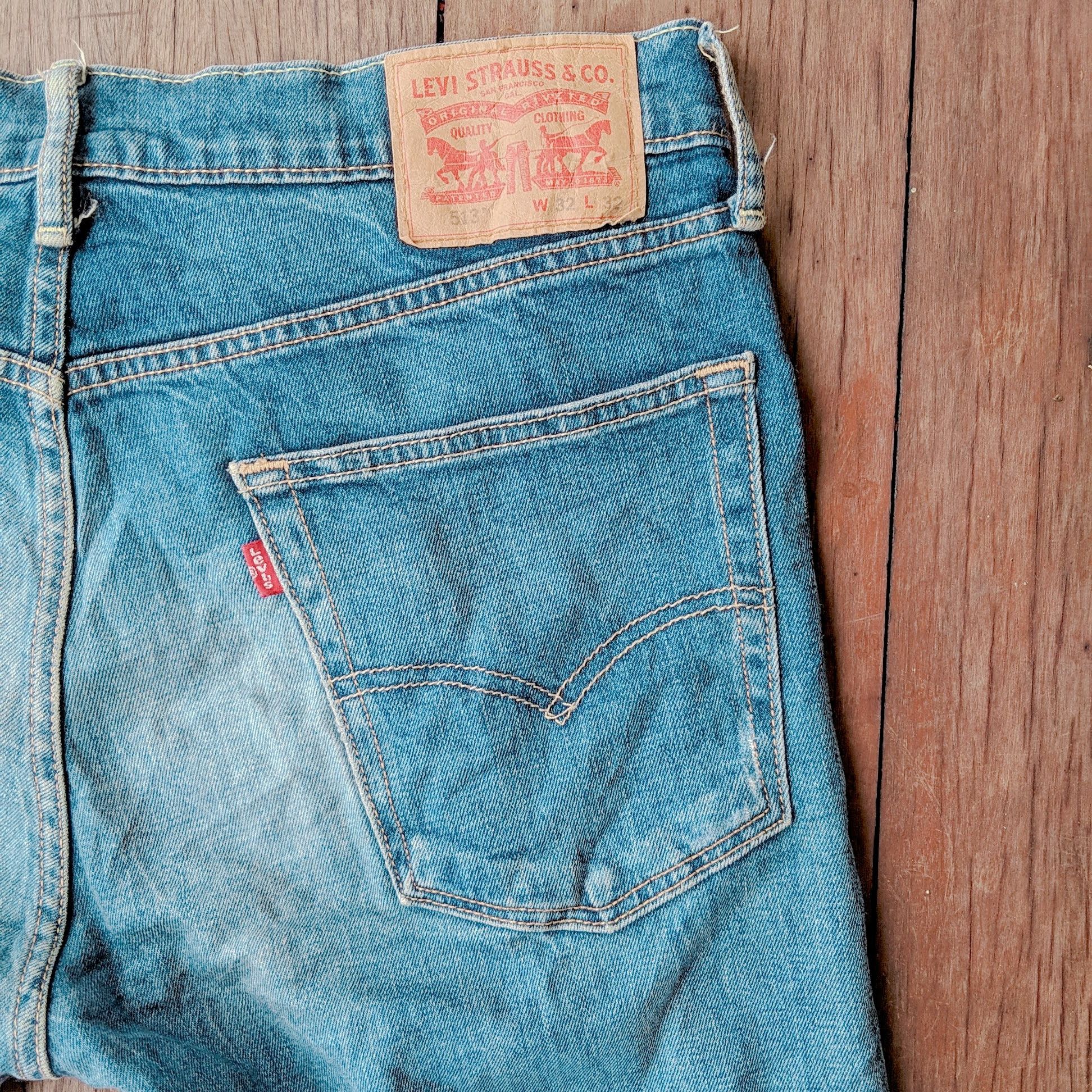 Jean × Levi's × Vintage Vintage Levi's 513 Faded Distressed Denim Jeans Pants Size US 34 / EU 50 - 12 Thumbnail