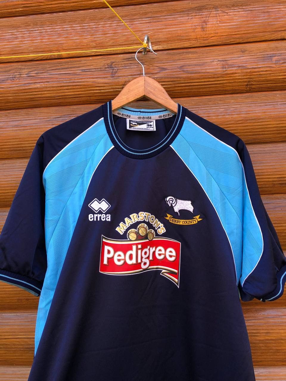 Vintage DERBY COUNTY FOOTBALL SHIRT SOCCER JERSEY Size US XXL / EU 58 / 5 - 2 Thumbnail