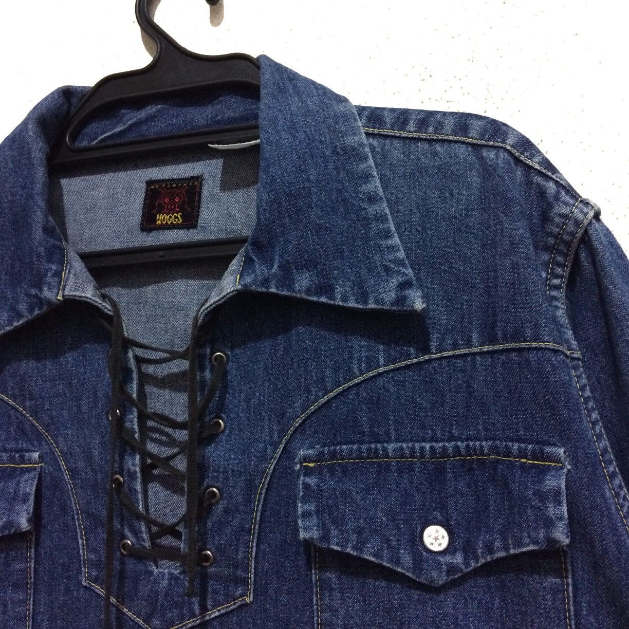 Needles Vintage HOGGS by Nepenthes CoLtd Denim Jeans Shirt Workwear Size US M / EU 48-50 / 2 - 3 Thumbnail