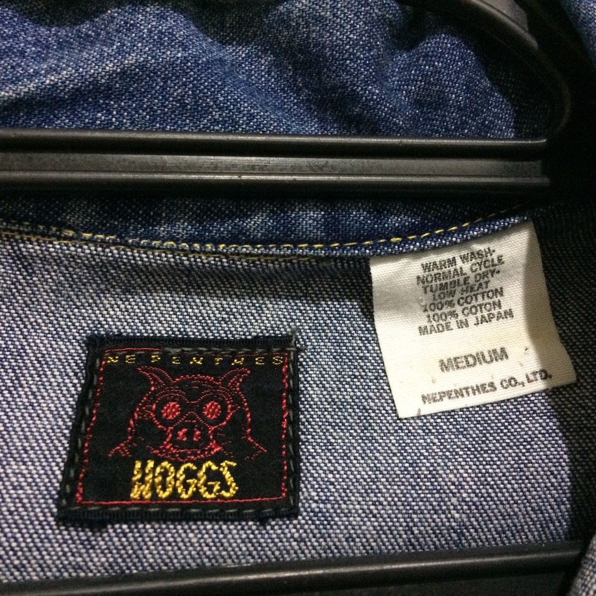 Needles Vintage HOGGS by Nepenthes CoLtd Denim Jeans Shirt Workwear Size US M / EU 48-50 / 2 - 8 Thumbnail
