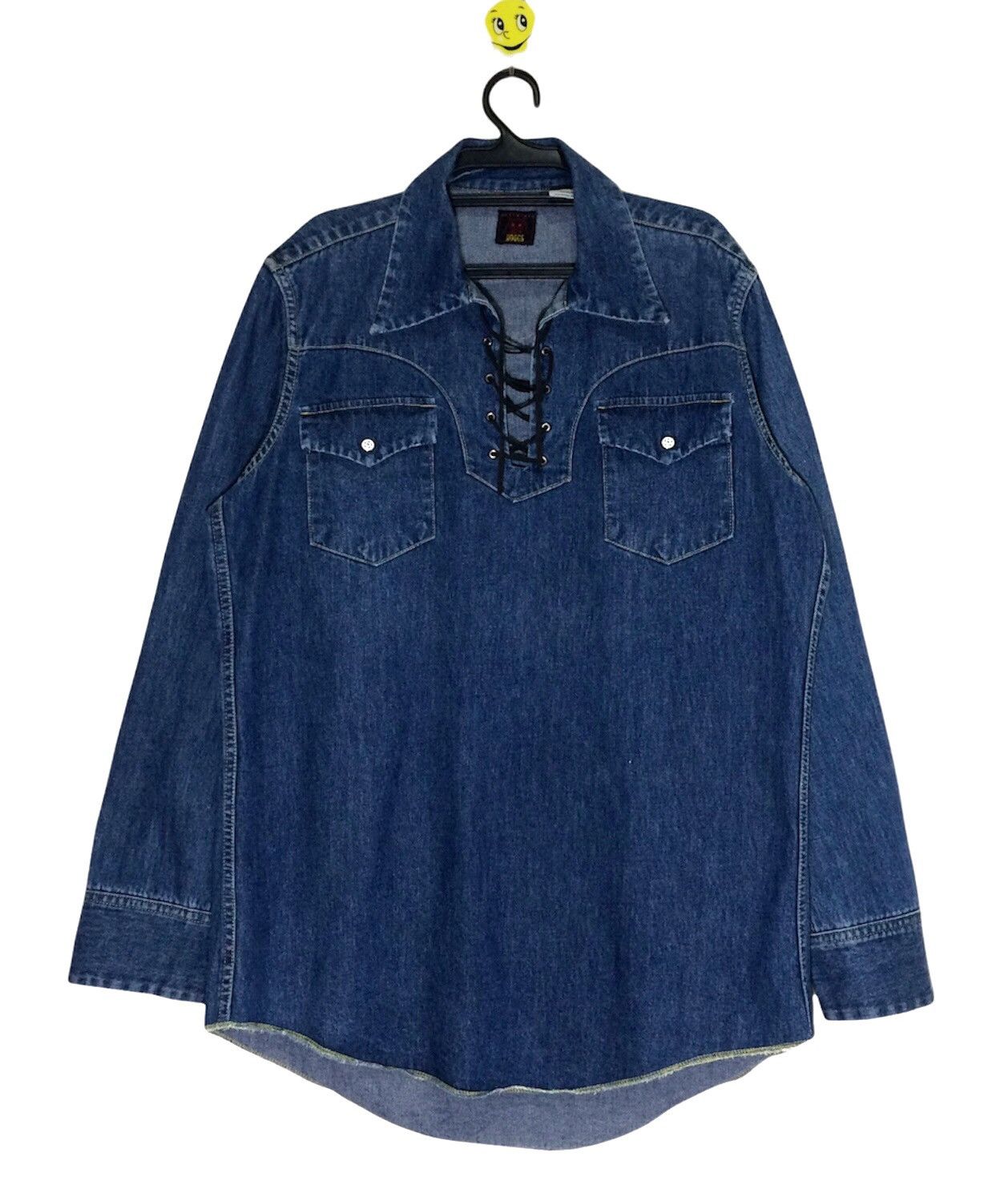 Needles Vintage HOGGS by Nepenthes CoLtd Denim Jeans Shirt Workwear Size US M / EU 48-50 / 2 - 1 Thumbnail