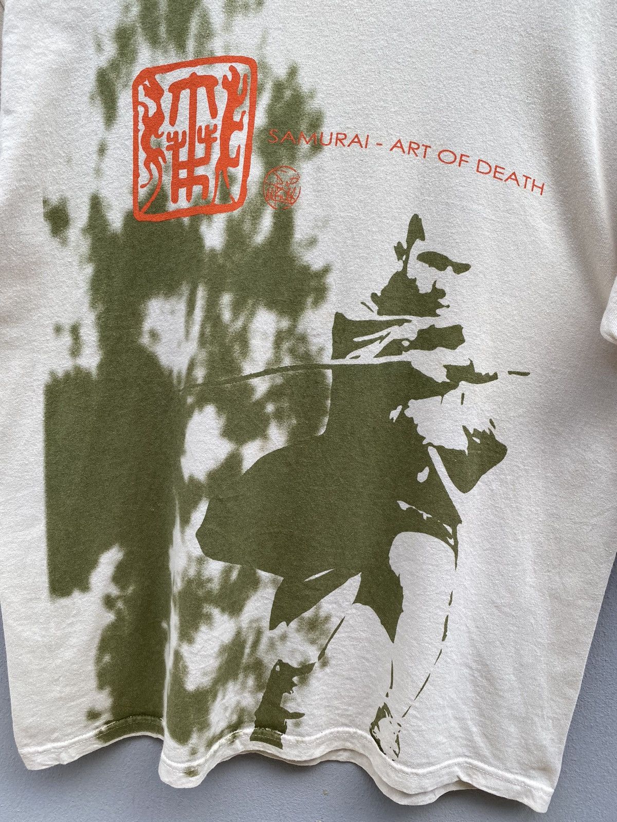 Japanese Brand × Takeo Kikuchi × Vintage 💥RARE💥Vintage 90s TAKEO KIKUCHI x Samurai - Art of DEATH Size US M / EU 48-50 / 2 - 5 Thumbnail