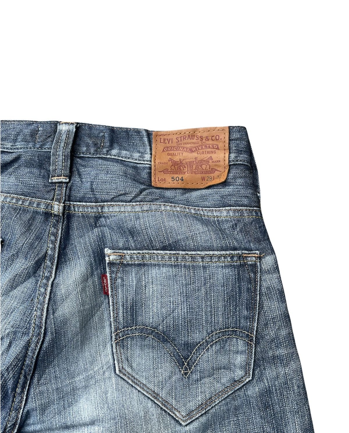 Levi's Levis 504 2008 Vietnam Aging Faded Wash Size US 30 / EU 46 - 12 Thumbnail