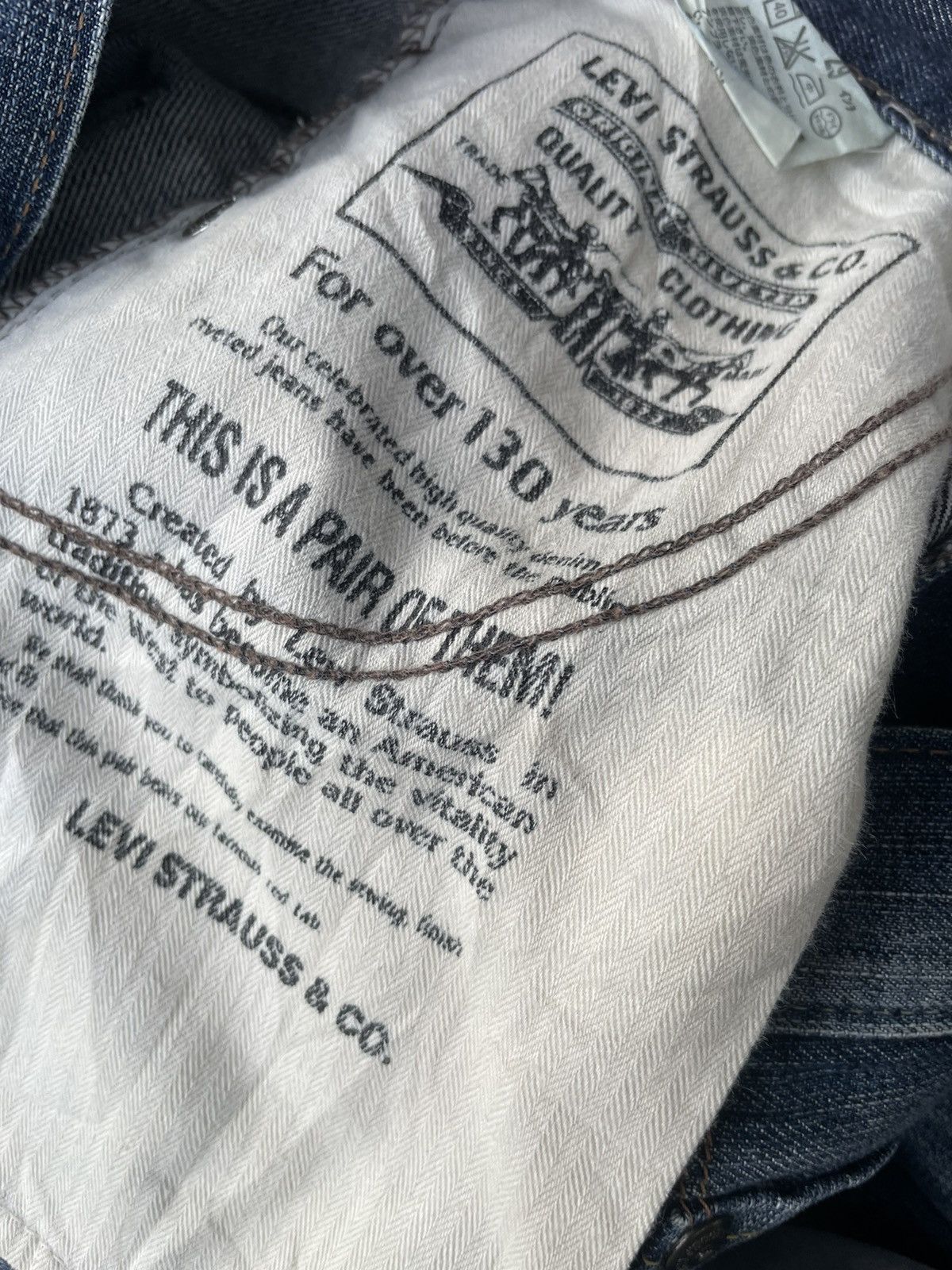 Levi's Levis 504 2008 Vietnam Aging Faded Wash Size US 30 / EU 46 - 17 Thumbnail
