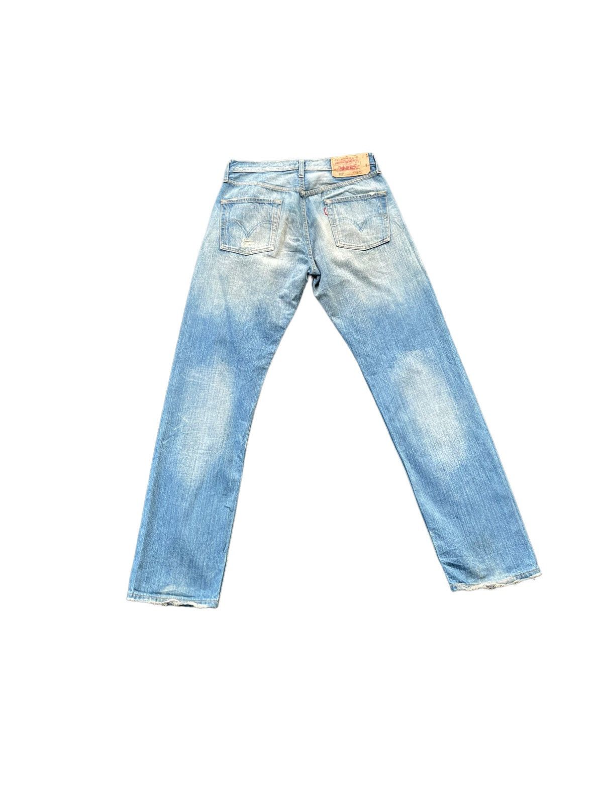 Levi's Levis 501 e Distresed Denim Size US 31 - 7 Thumbnail