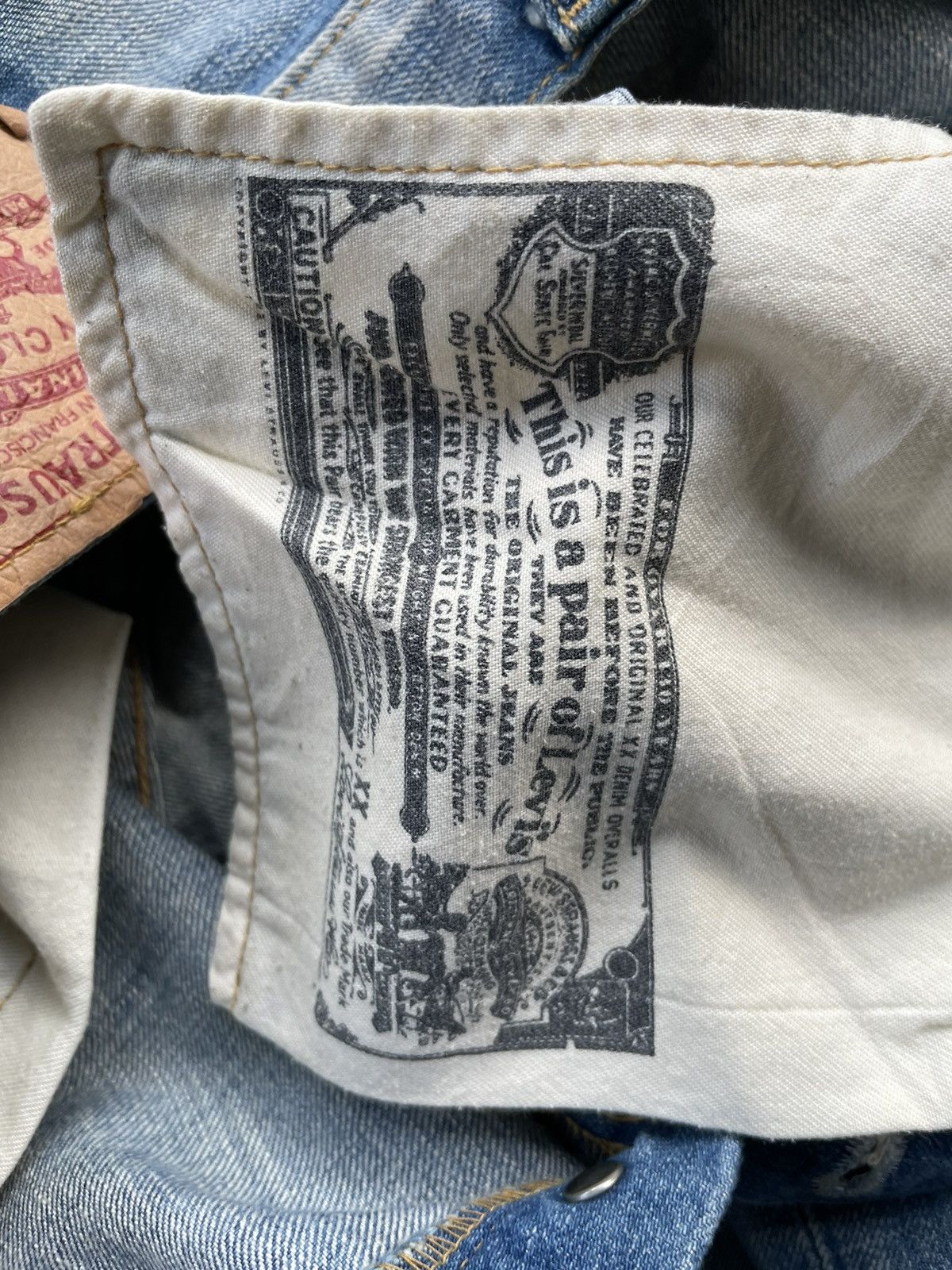 Levi's Levis 501 e Distresed Denim Size US 31 - 12 Thumbnail