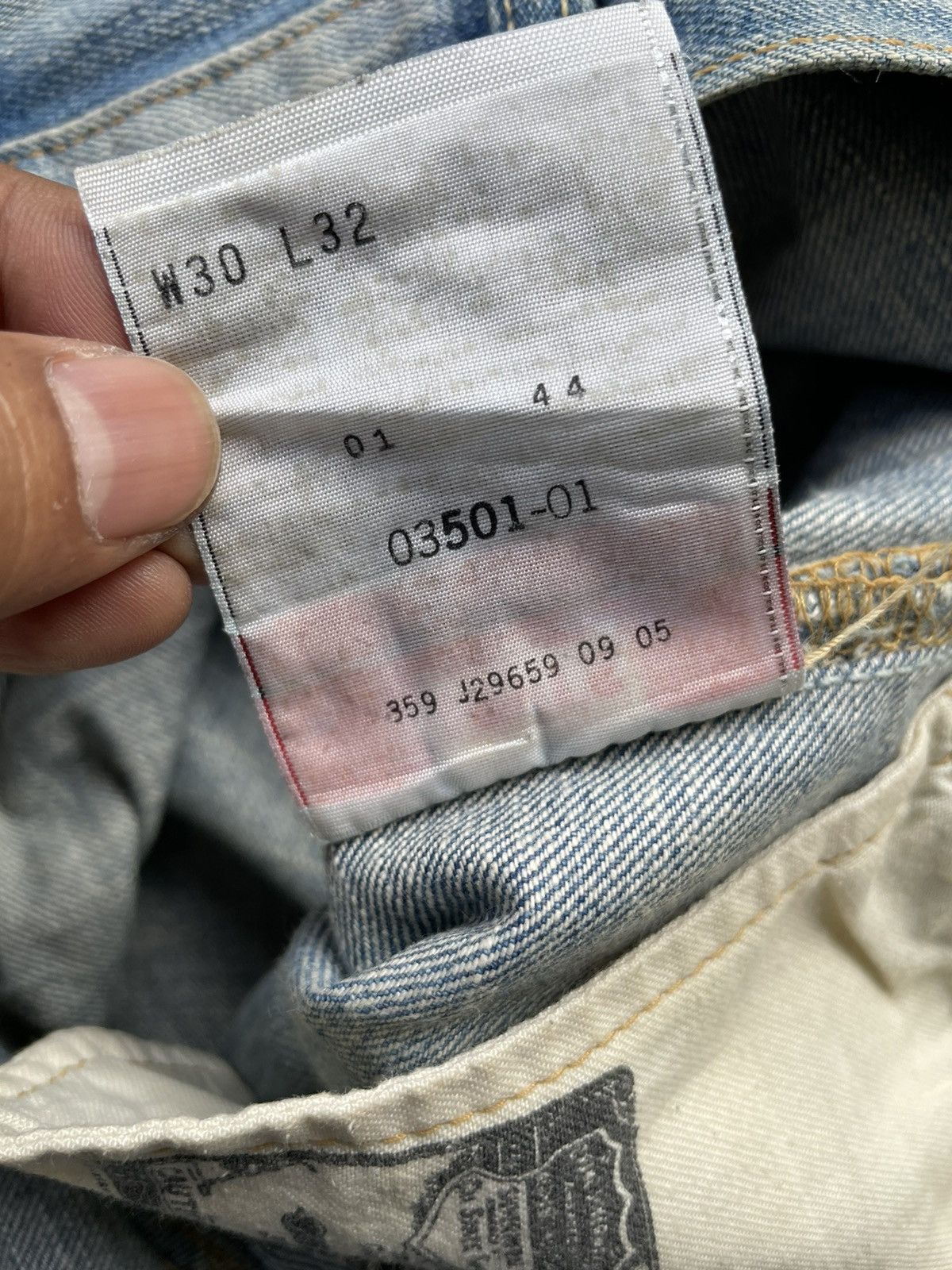 Levi's Levis 501 e Distresed Denim Size US 31 - 13 Thumbnail