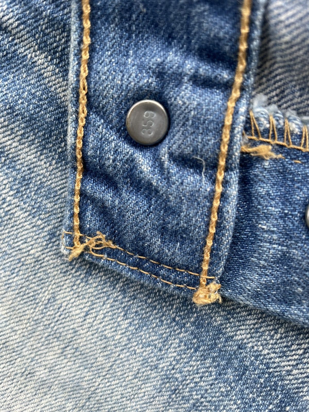 Levi's Levis 501 e Distresed Denim Size US 31 - 16 Thumbnail