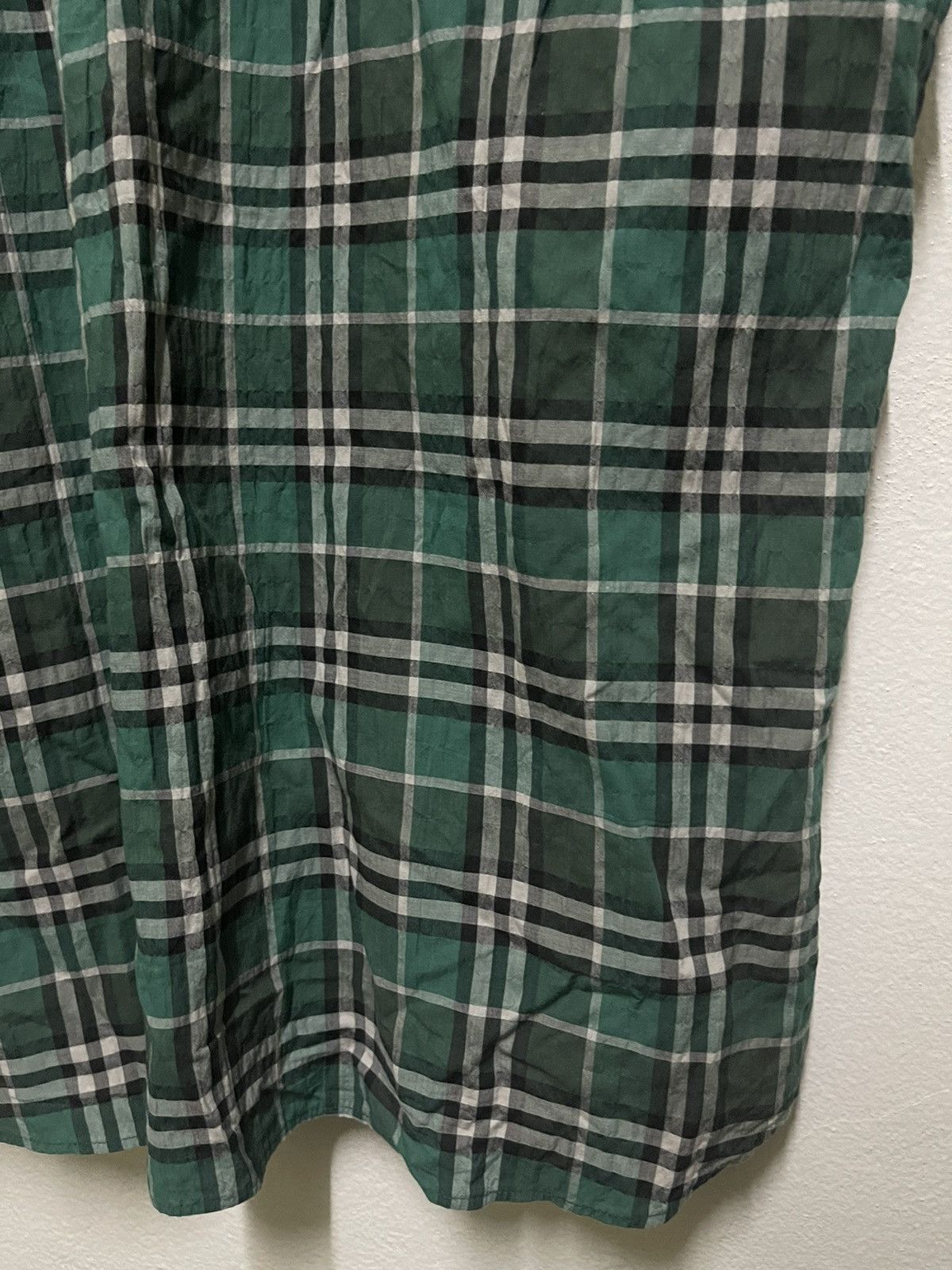 Burberry × Vintage Burberry Nova Check Single Pocket Button Up Short Sleeve Size US M / EU 48-50 / 2 - 13 Thumbnail