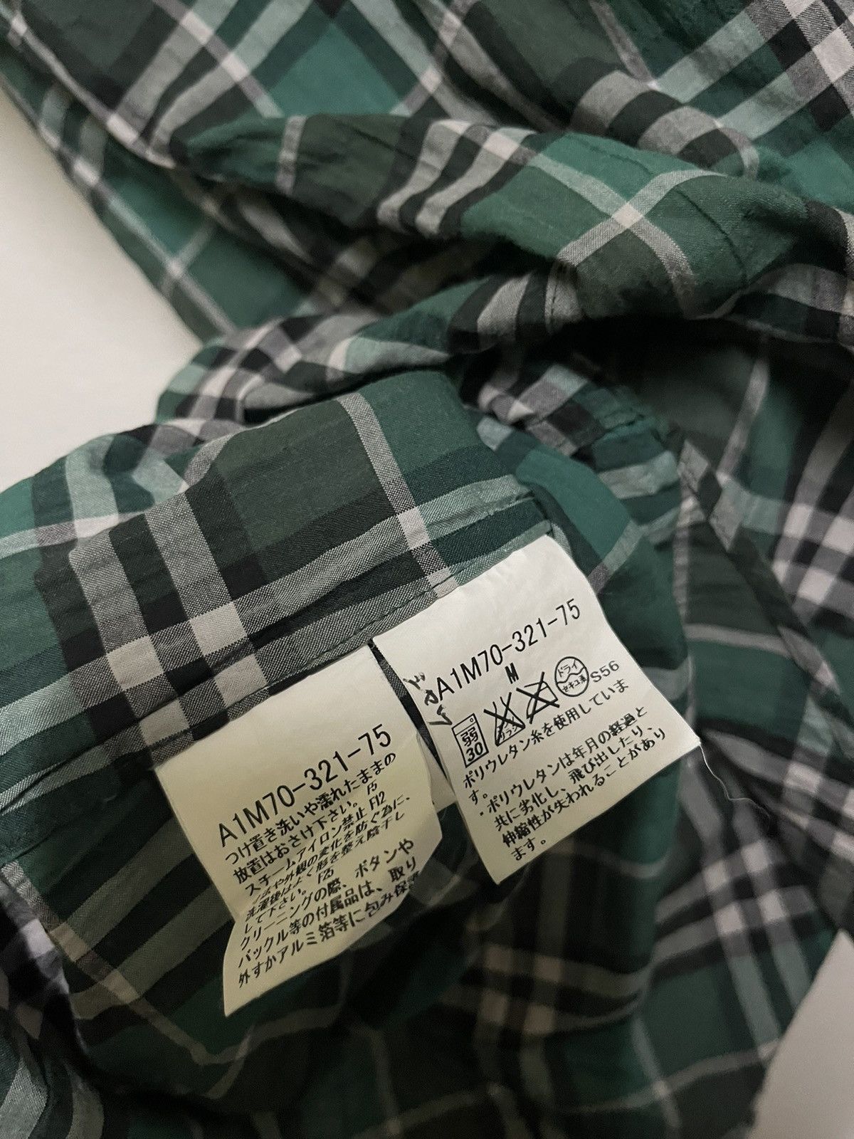 Burberry × Vintage Burberry Nova Check Single Pocket Button Up Short Sleeve Size US M / EU 48-50 / 2 - 15 Thumbnail