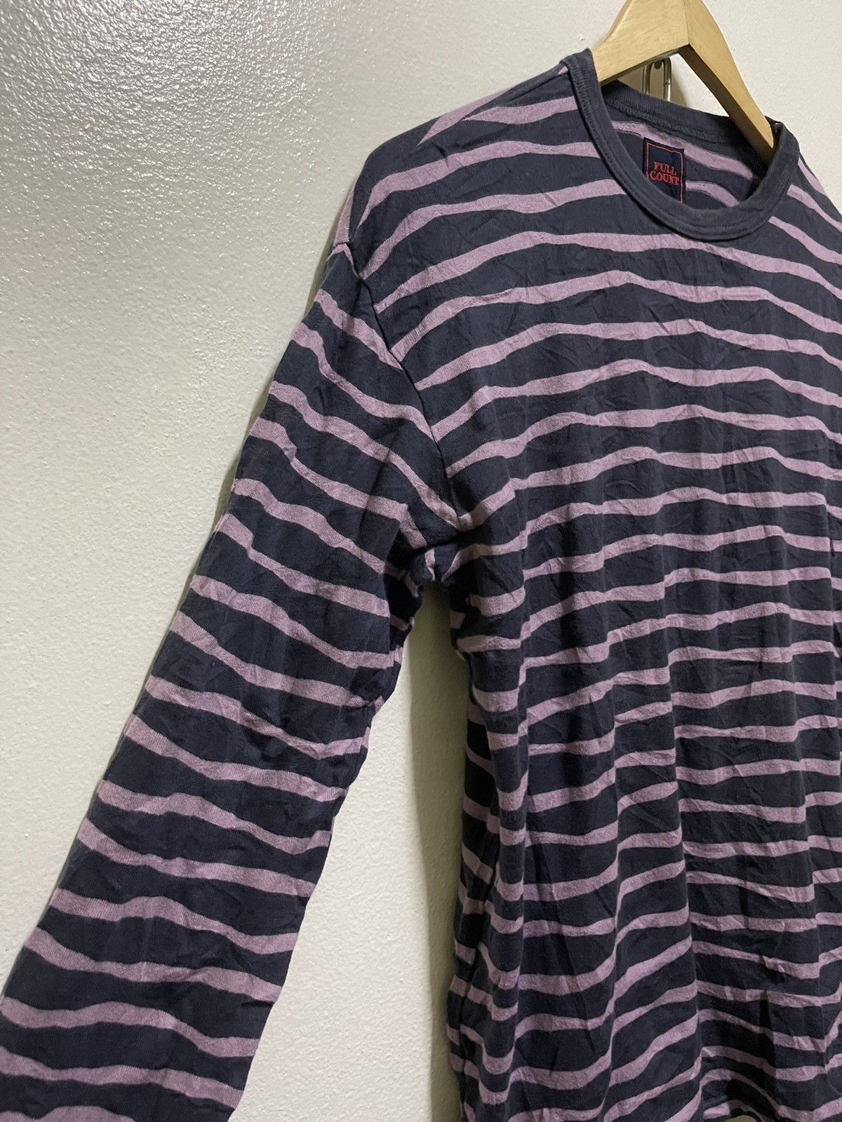 Full Count & Co. Fullcount Stripes Long Sleeve T Shirt Size US M / EU 48-50 / 2 - 2 Thumbnail